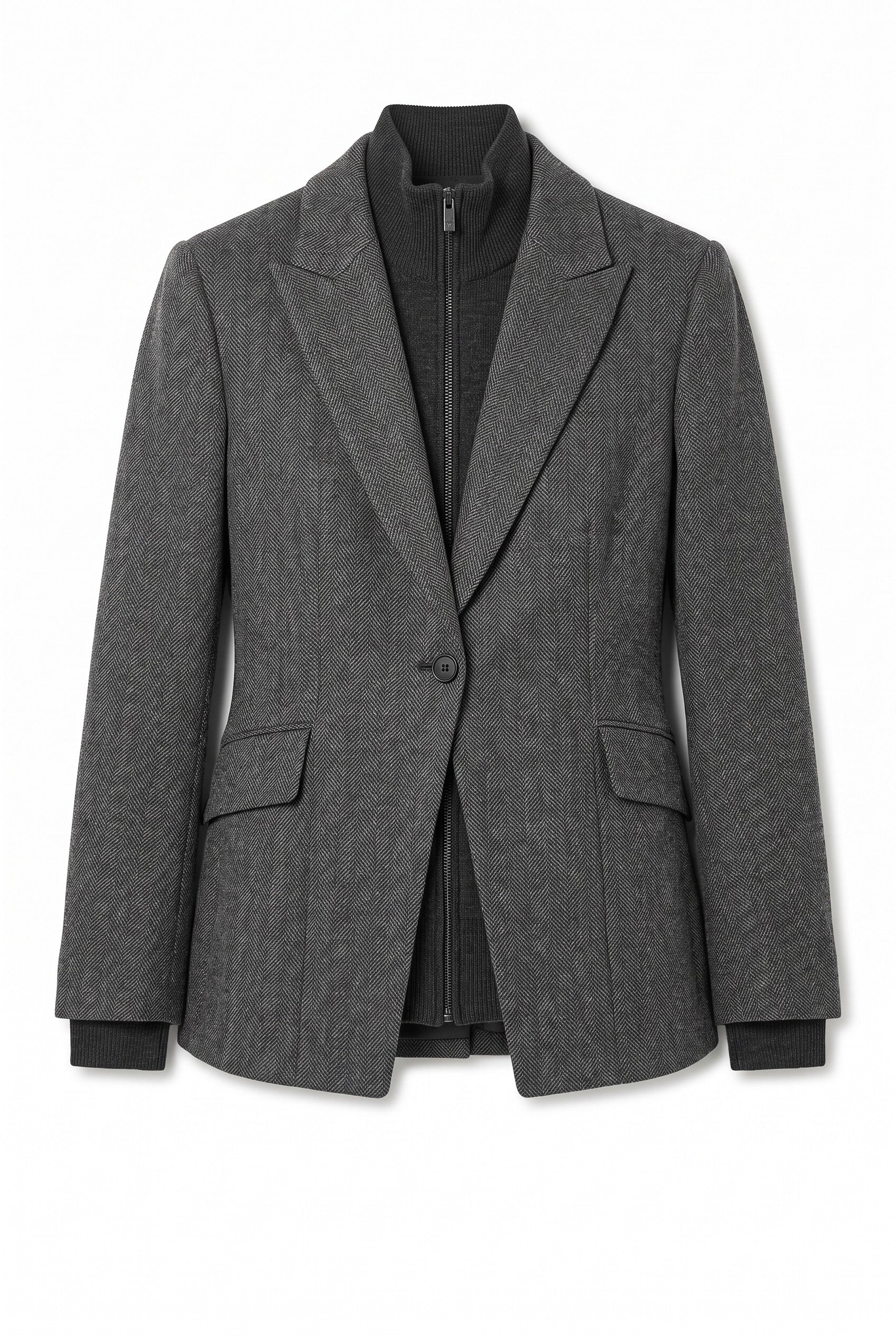 Auden Knit Combo Blazer