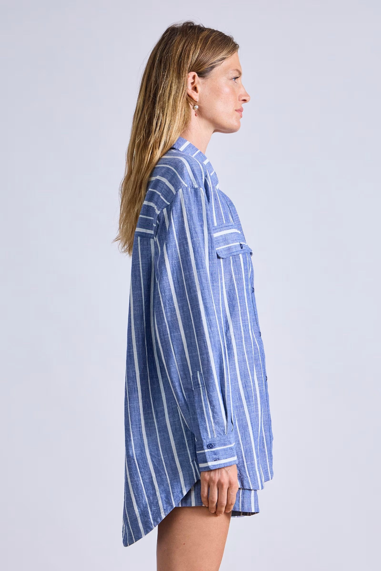 Flowe Pocket Button Up