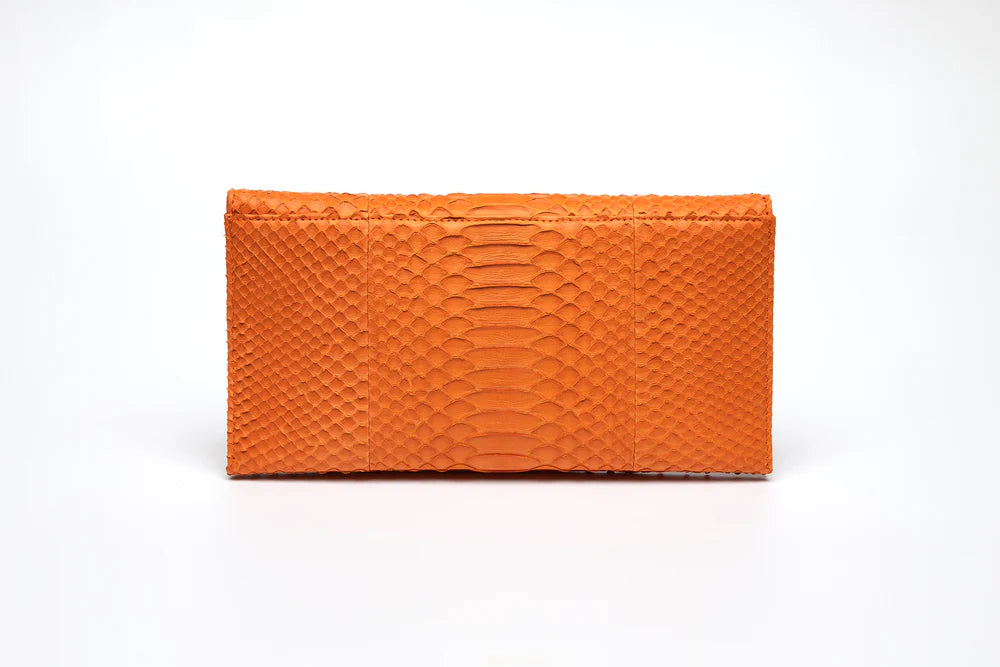 Eloise Python Clutch