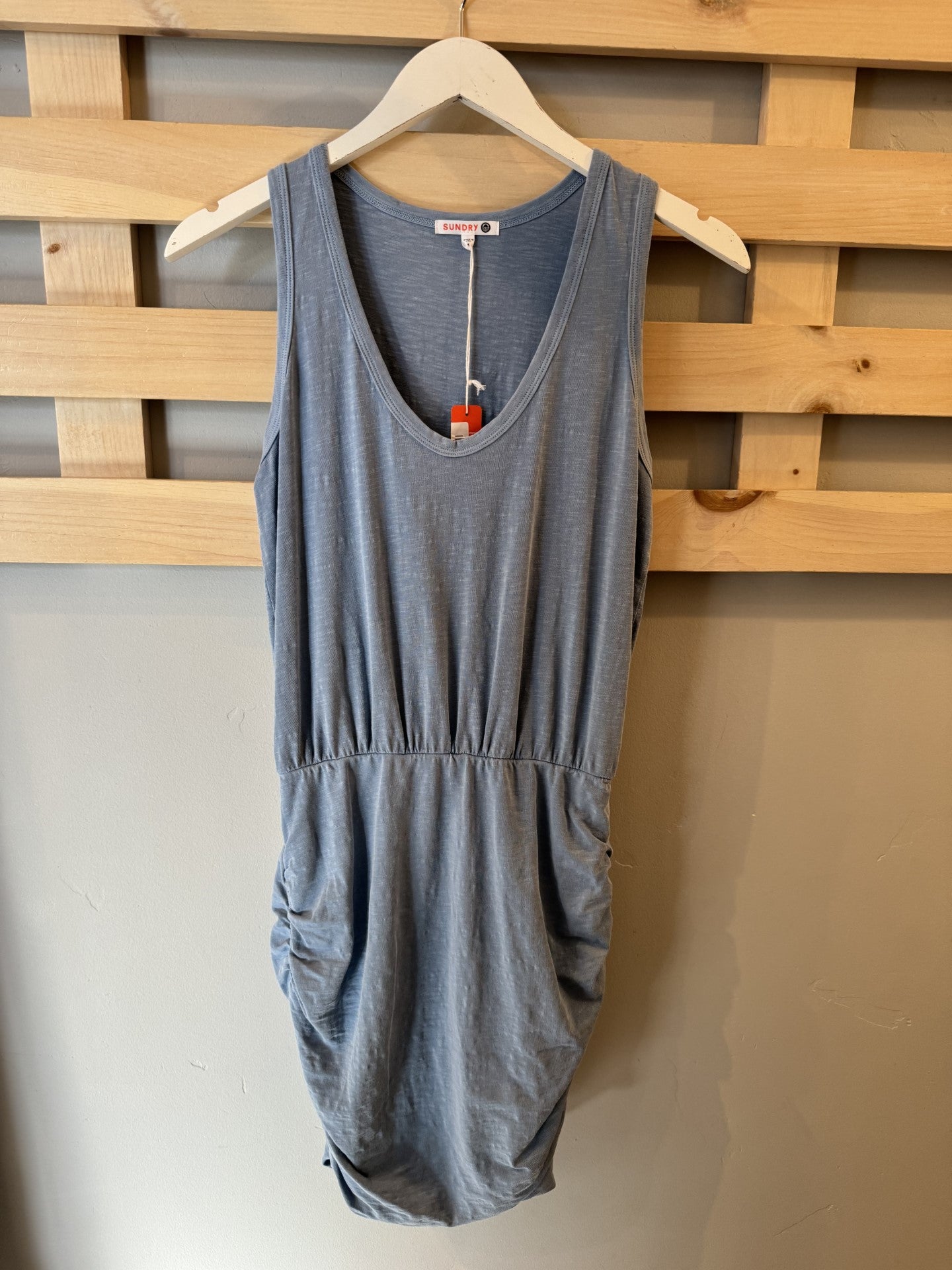 U Neck Sleeveless Dress
