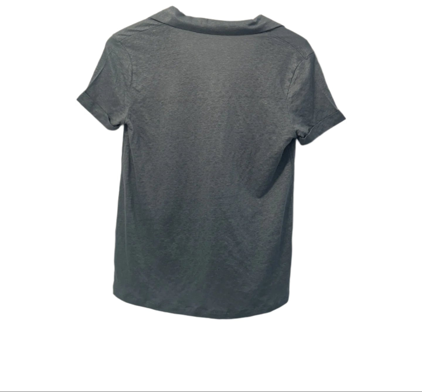 Stretch Linen Pullover Polo