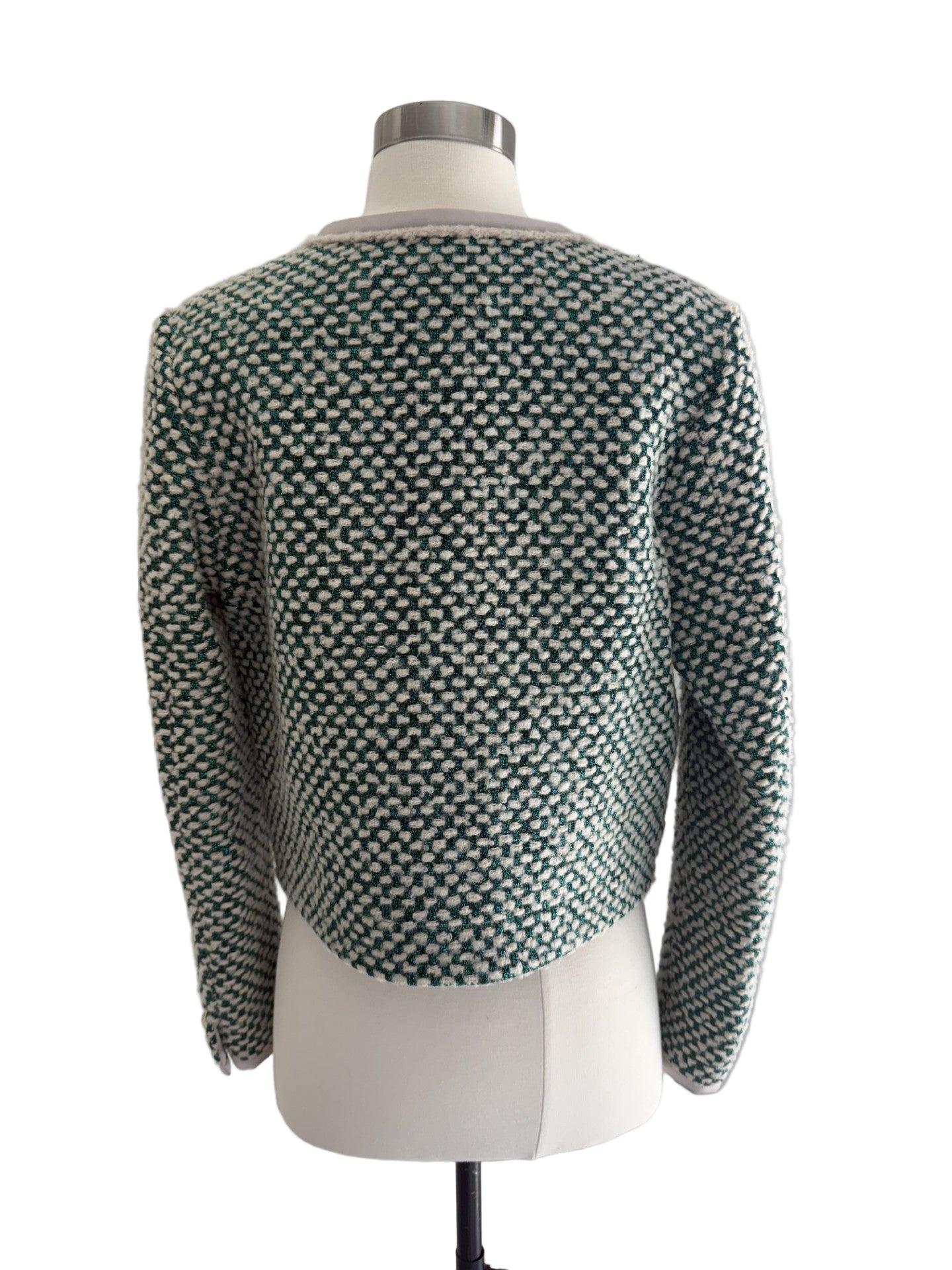Natte Tweed Short Jacket