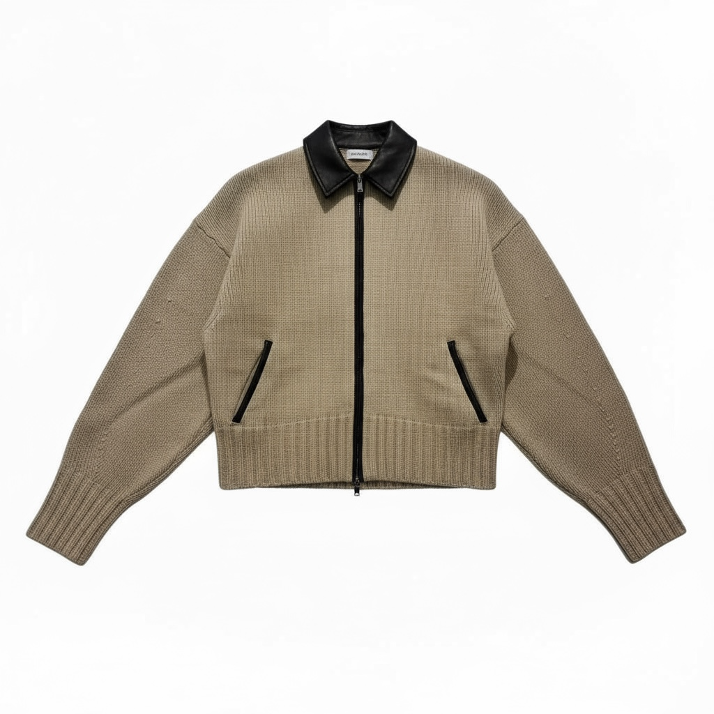 Zofia Zipper Cardigan