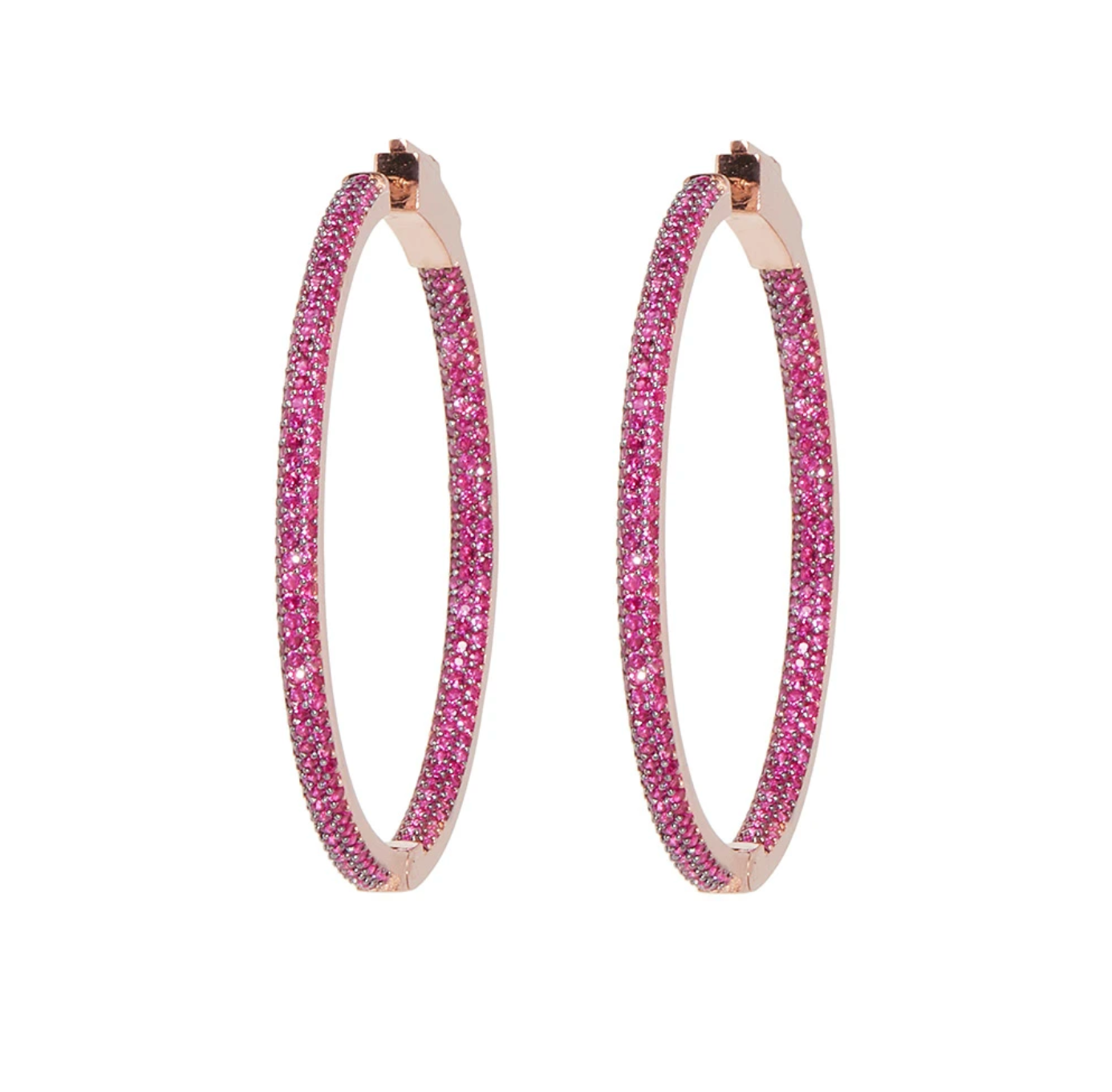 Nickho Rey Slim Tire Hoop Earrings