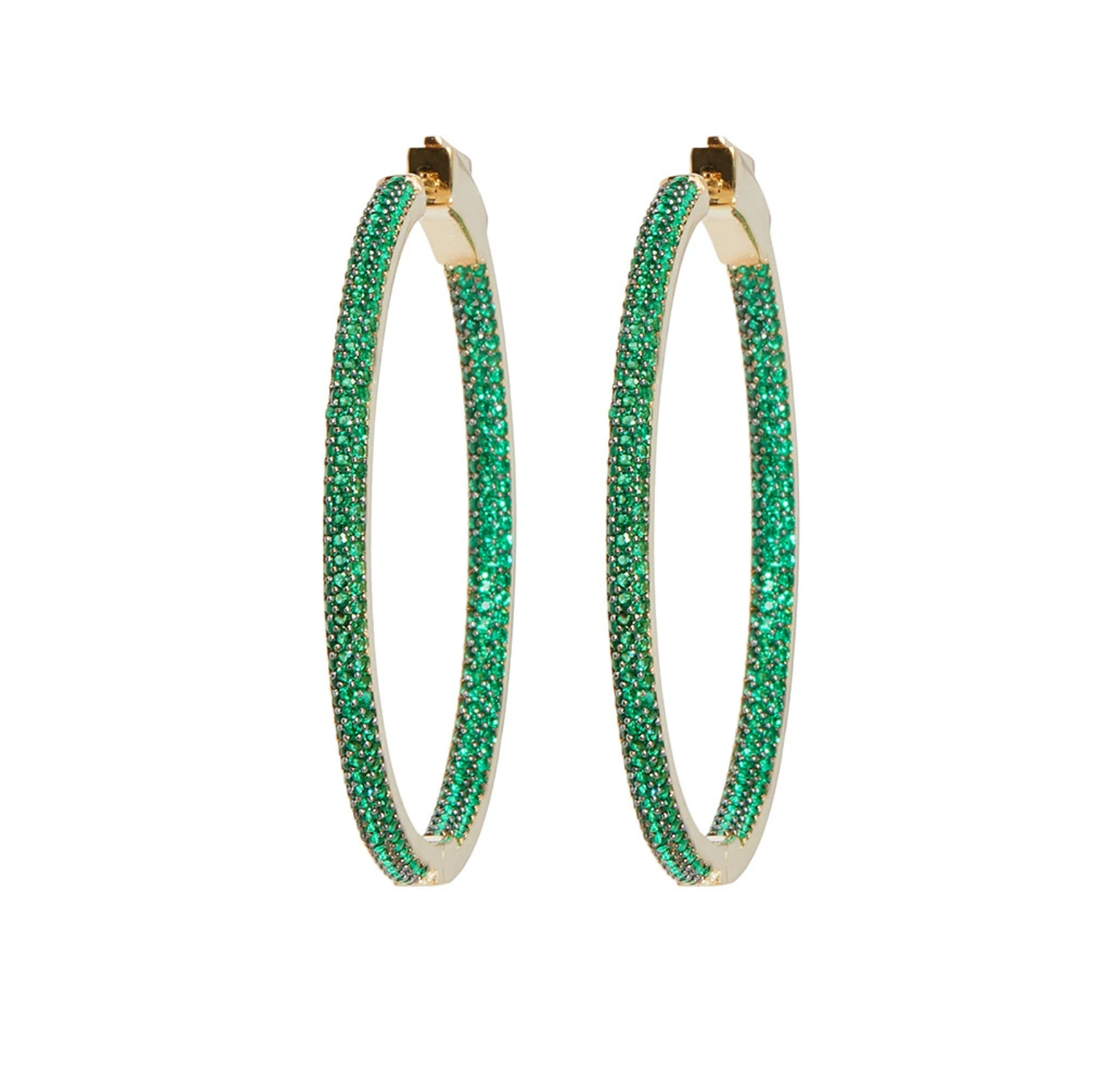 Nickho Rey Slim Tire Hoop Earrings
