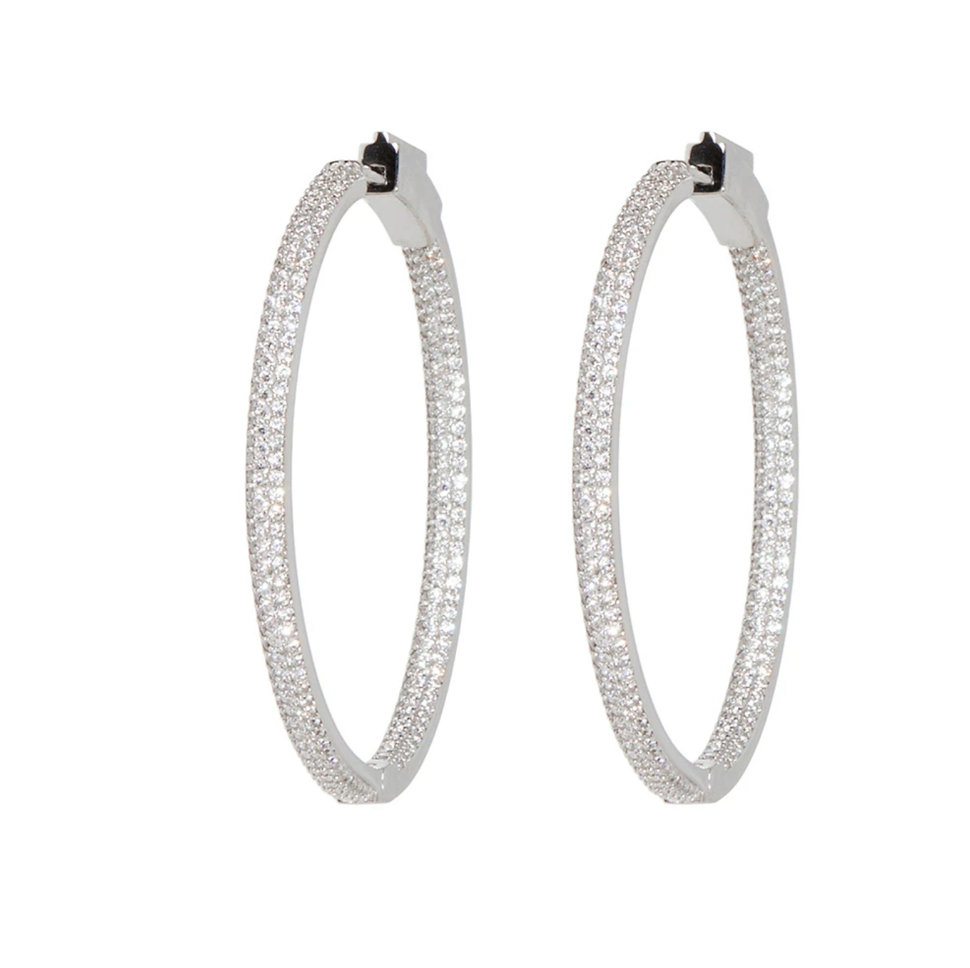 Nickho Rey Slim Tire Hoop Earrings