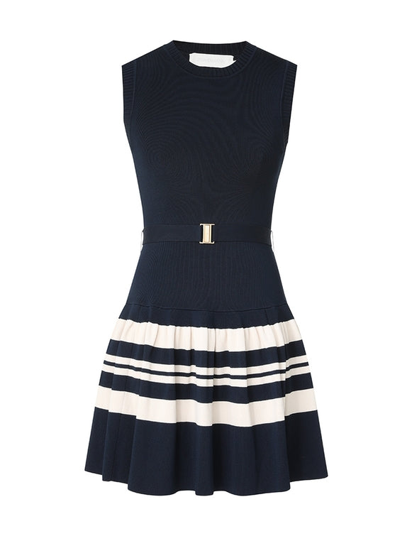 Acadian Stripe Mini Dress