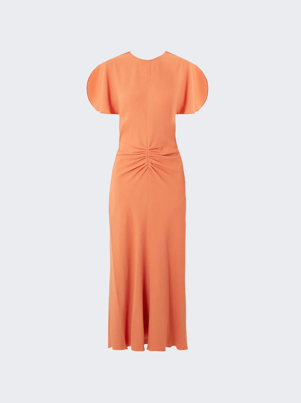 Gathered Waist Midi Dress