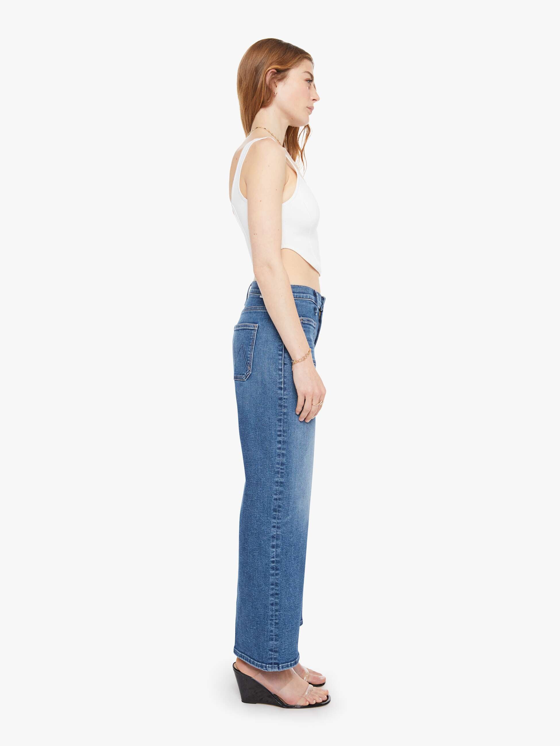 Patch Pocket Mid Maven Ankle Jean