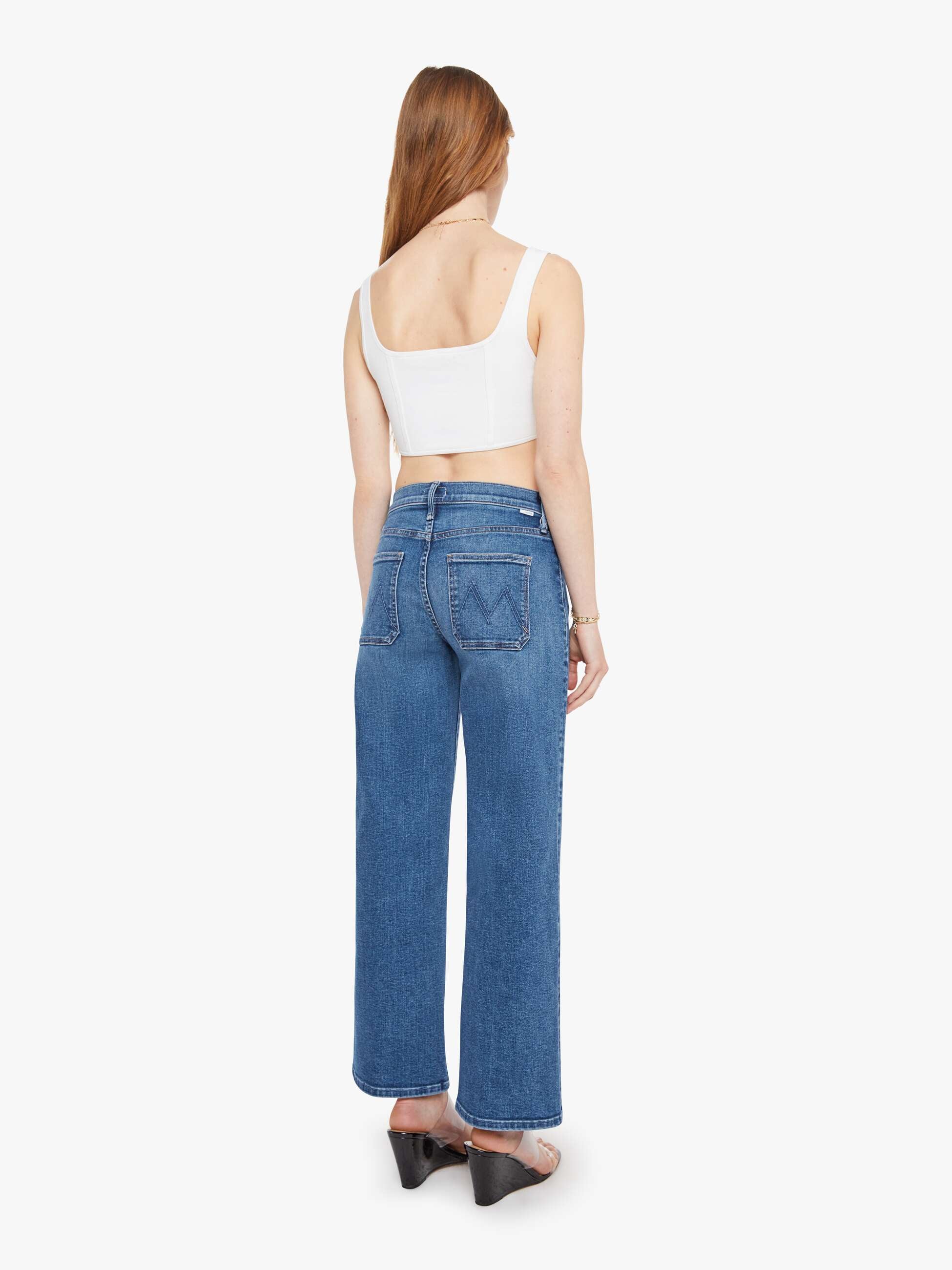 Patch Pocket Mid Maven Ankle Jean