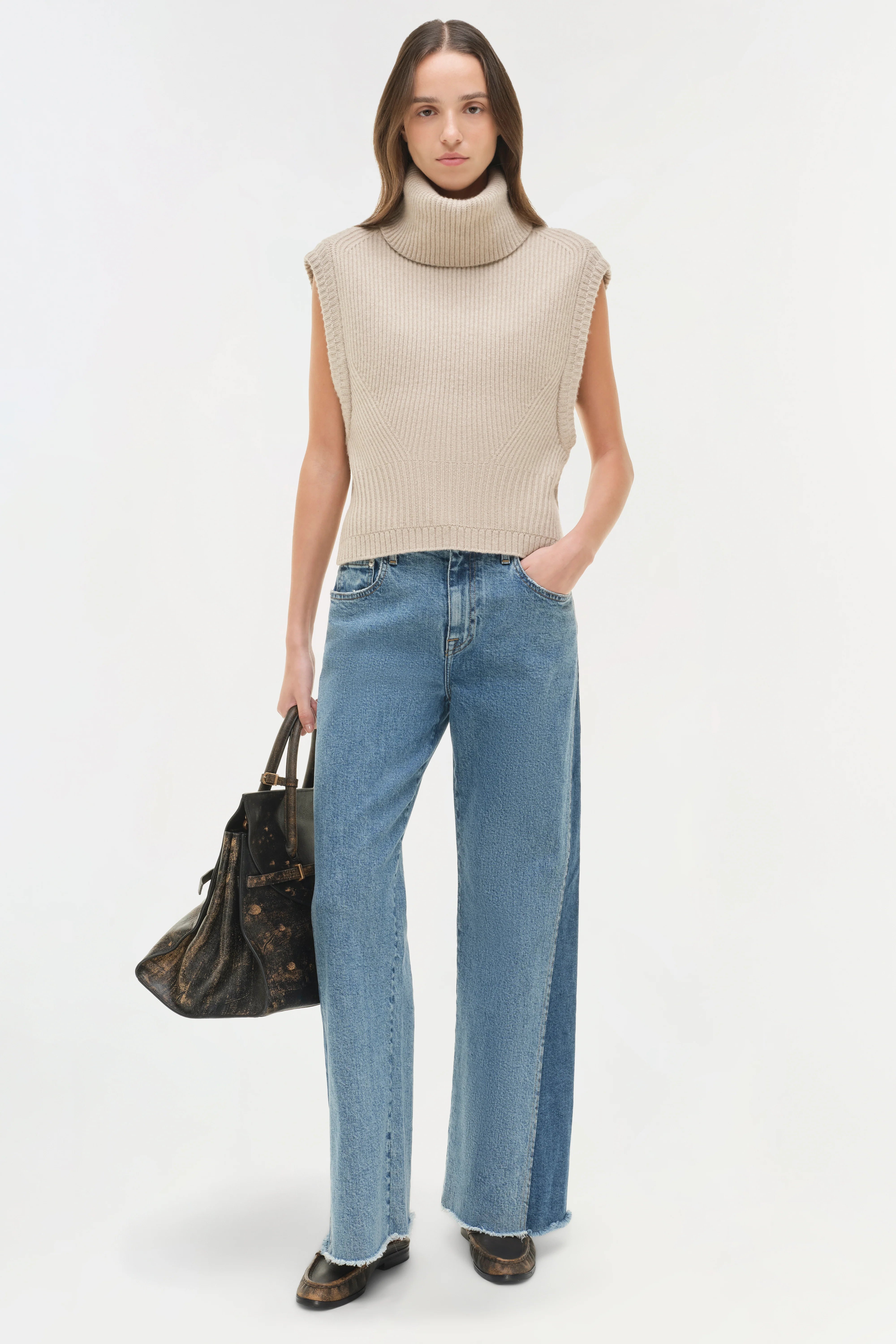 Godet Straight Leg Jean