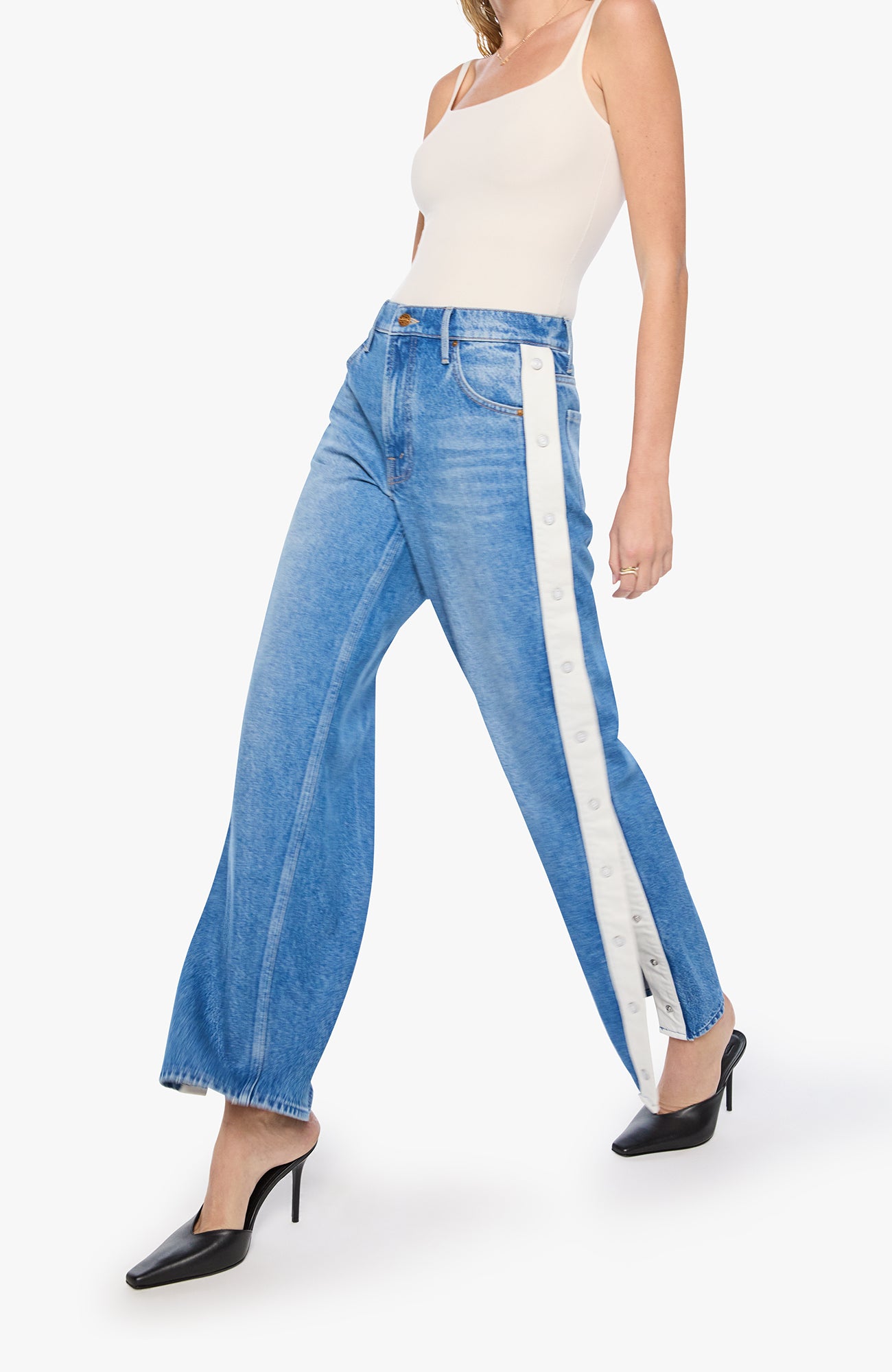 The Striped Resealable Skimp Jean