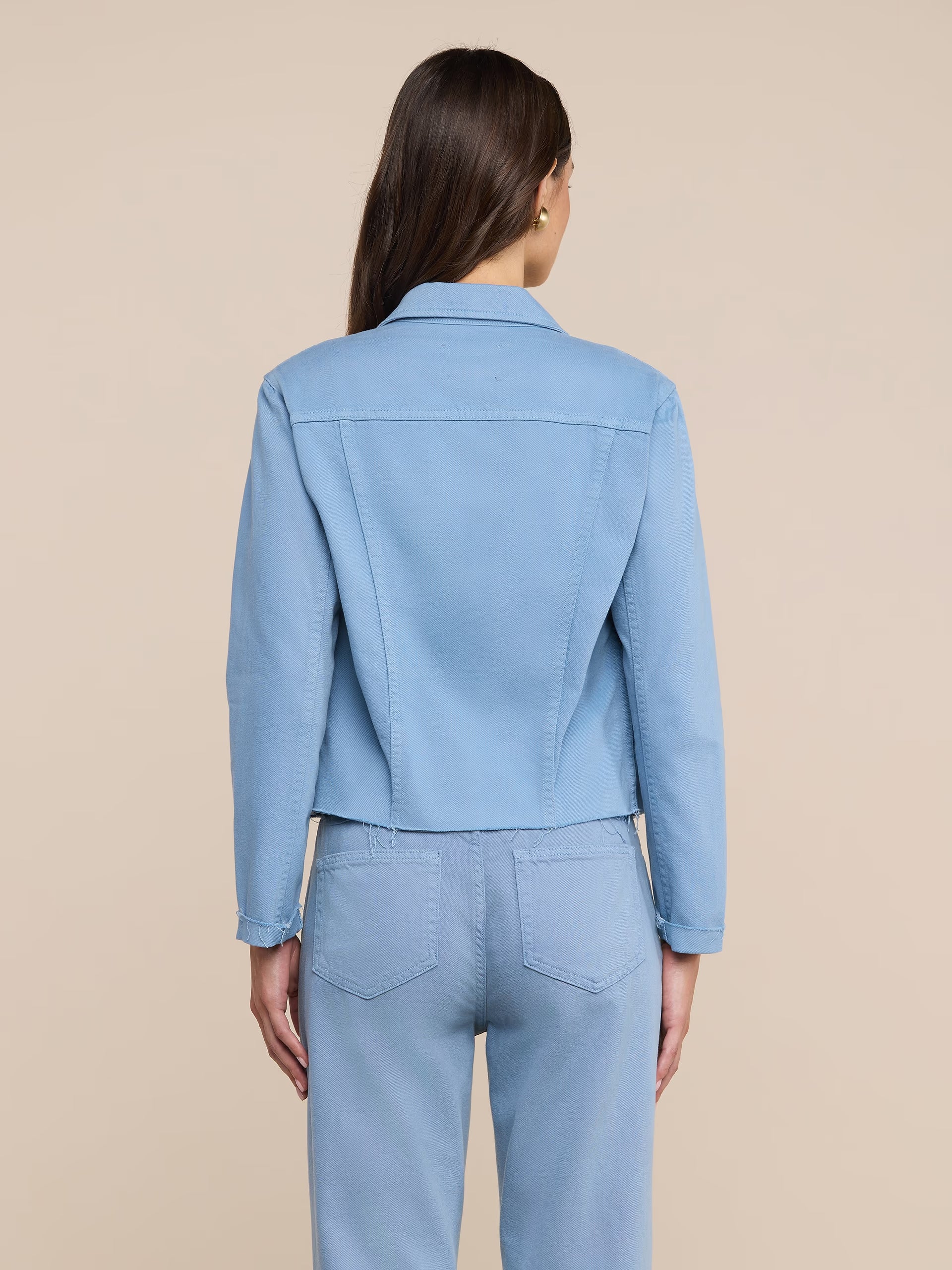 Janelle Slim Raw Jacket