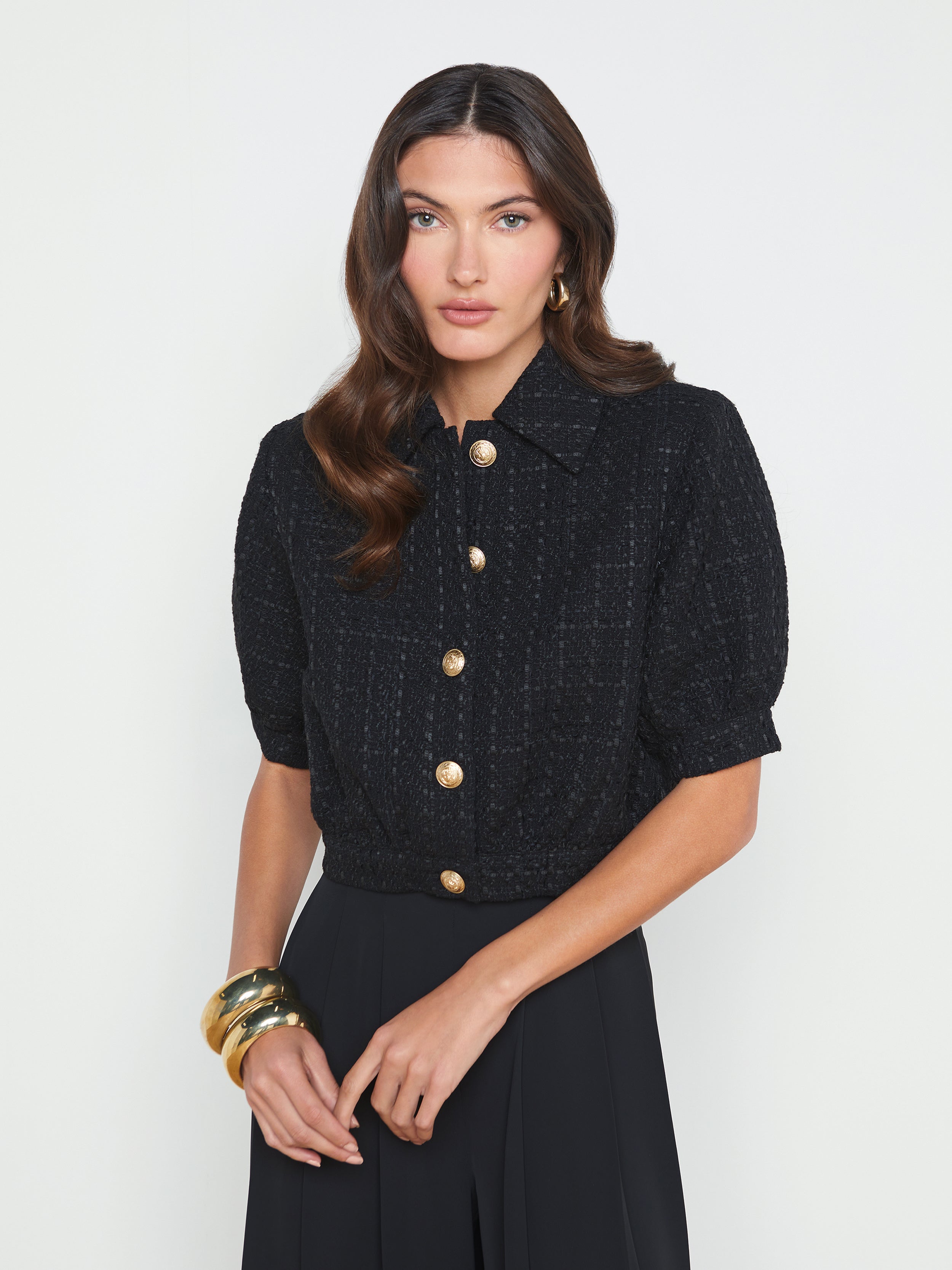 Cove Crop Shirt Sleeve Jacket