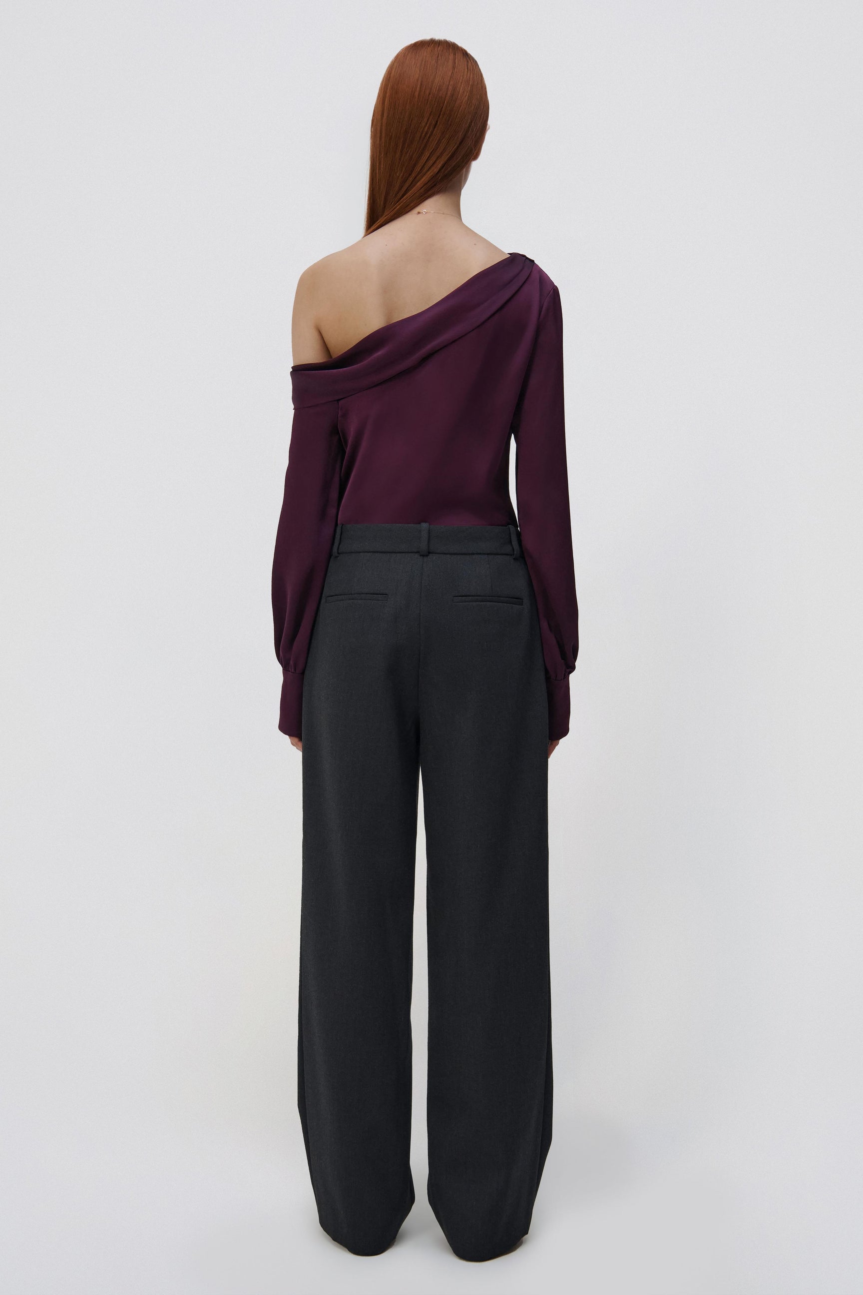 Novia Pleated Straight Leg Pant