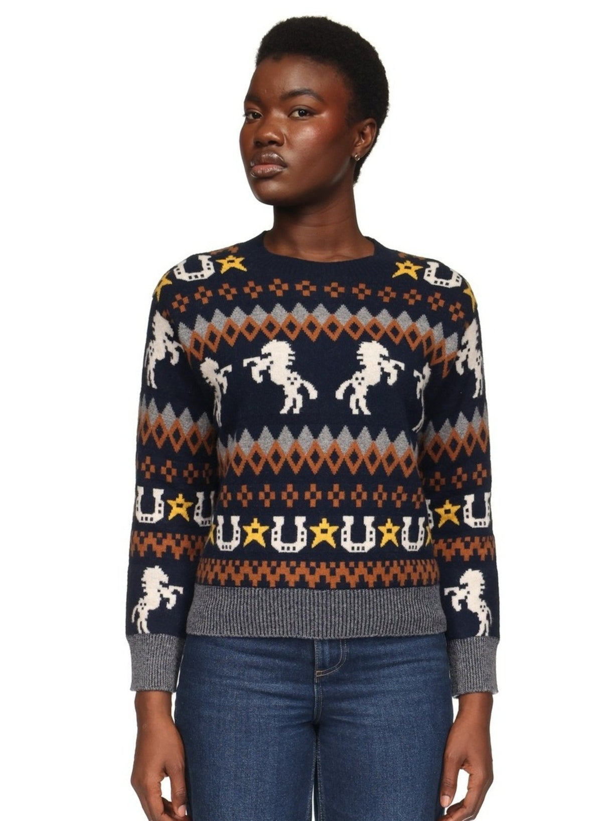 Rodeo Fairisle Crew Sweater