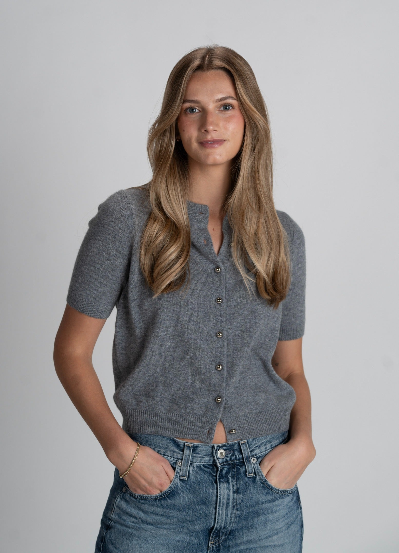 Ashton Short Sleeve Crew Cardy