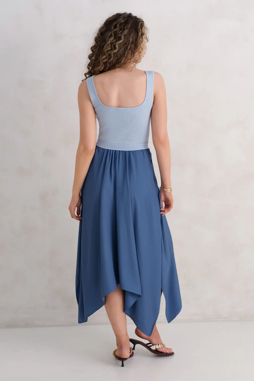 The Awaken Mixed Media Dress