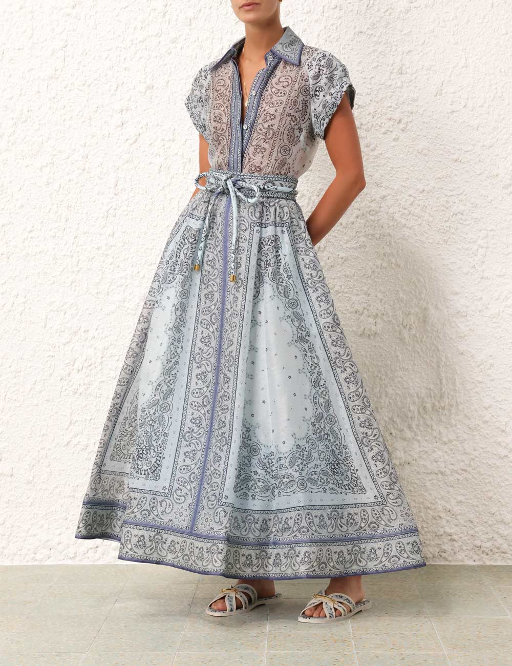 Matchmaker Gathered Midi Skirt