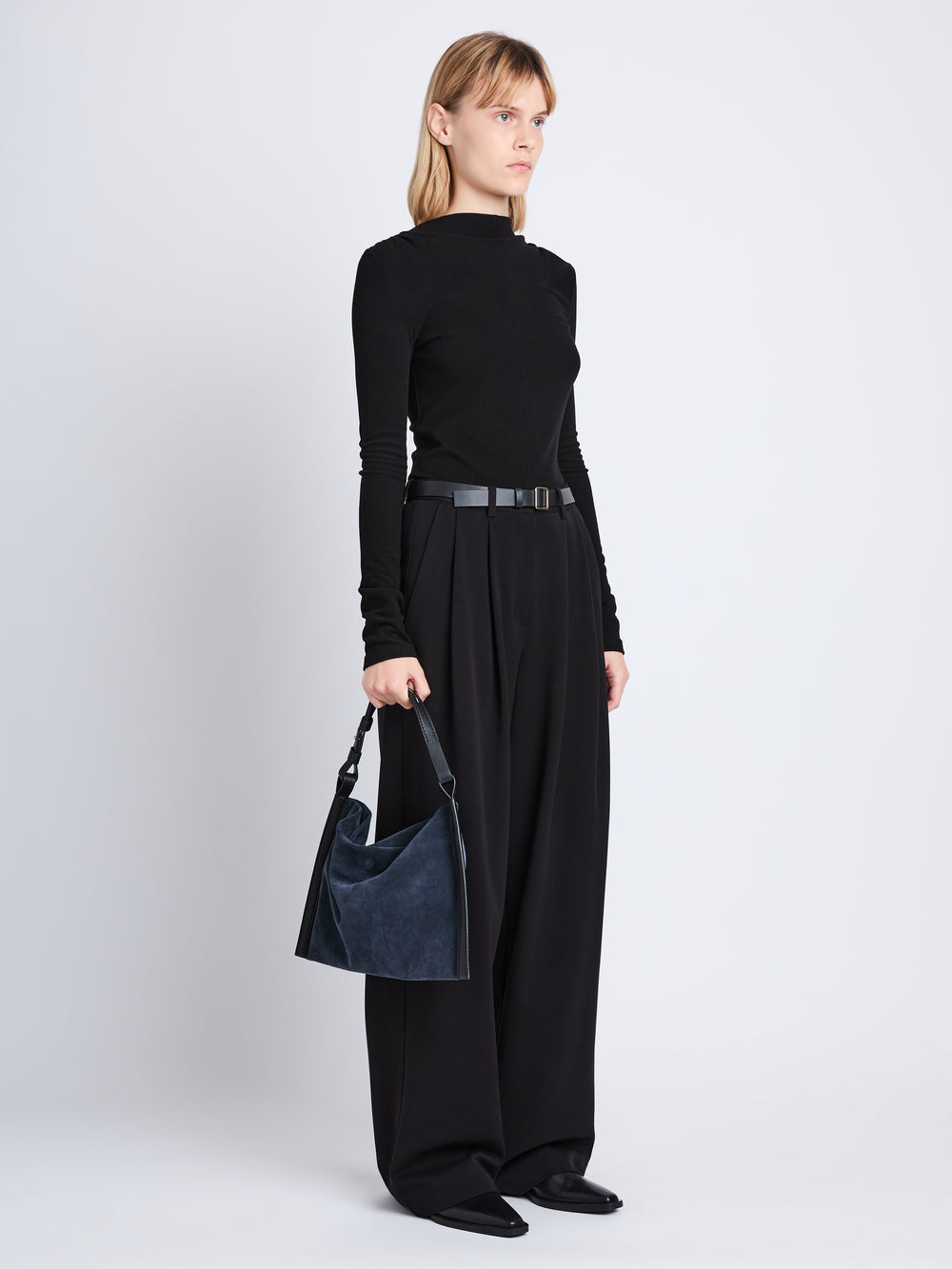 Suede Minetta Bag