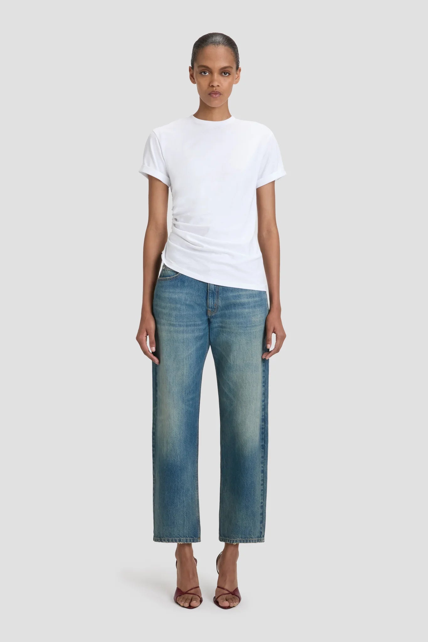 Gathered Detail T-Shirt