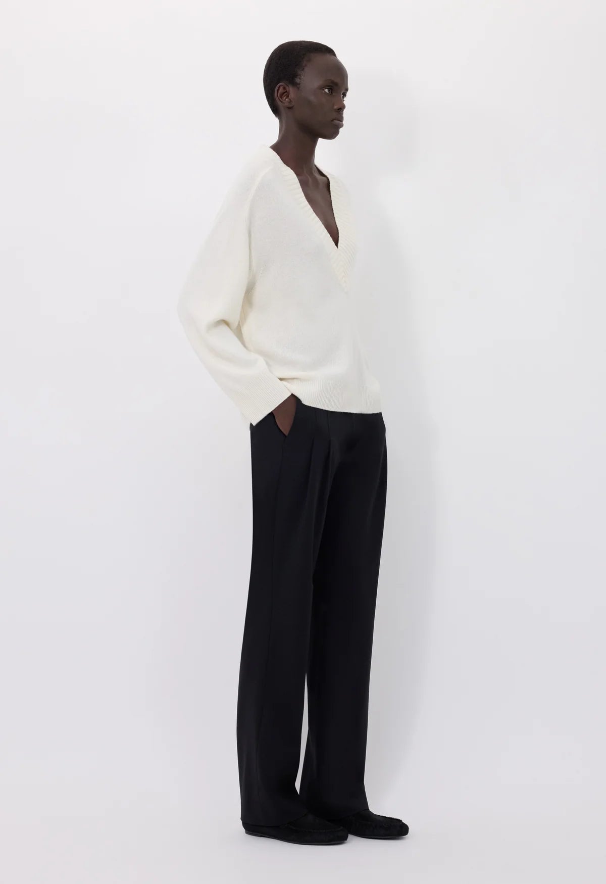 Sage LDS V Neck Sweater