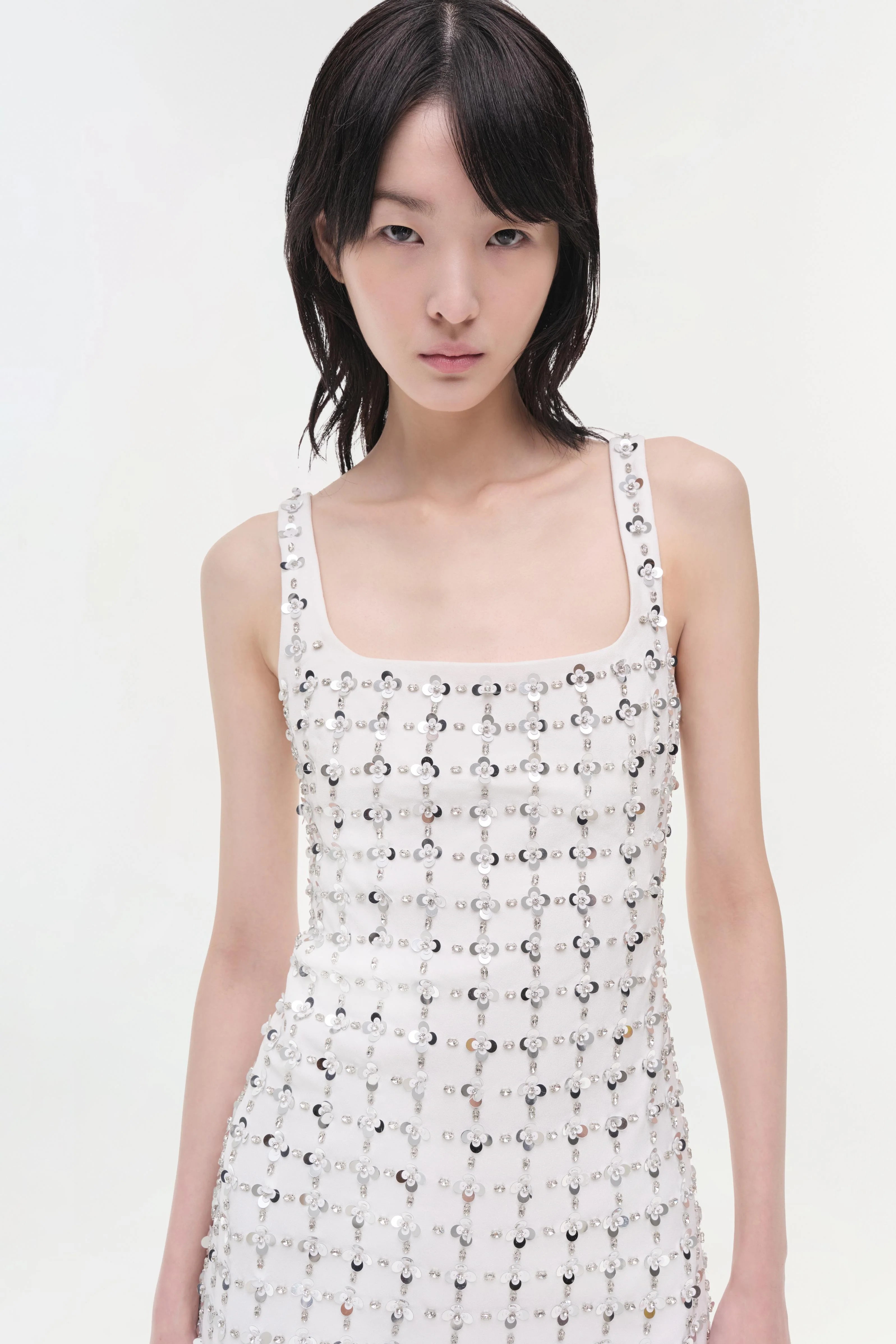 Ziva Embellished Mini Dress