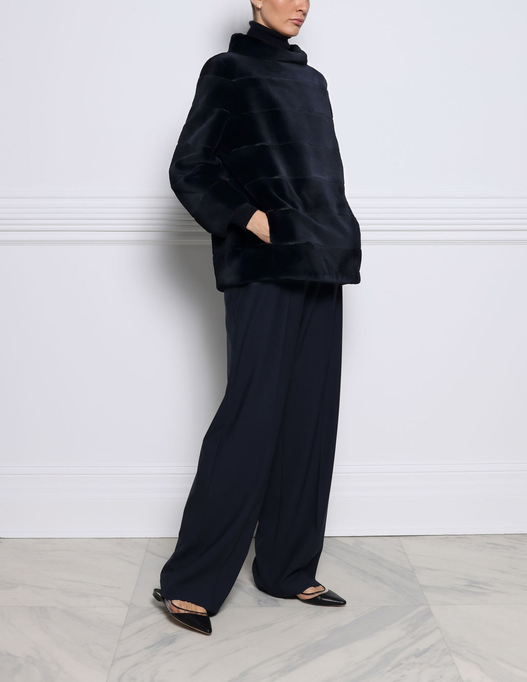 Sheared Mink Pullover