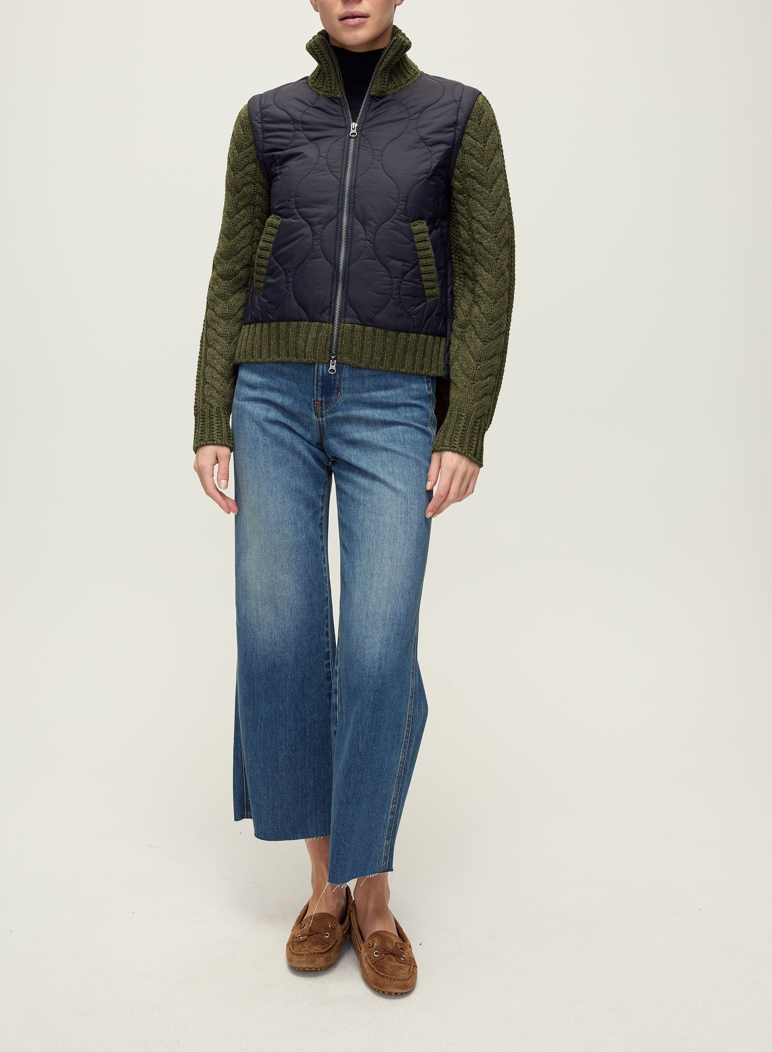 Patra Mixed Media Jacket