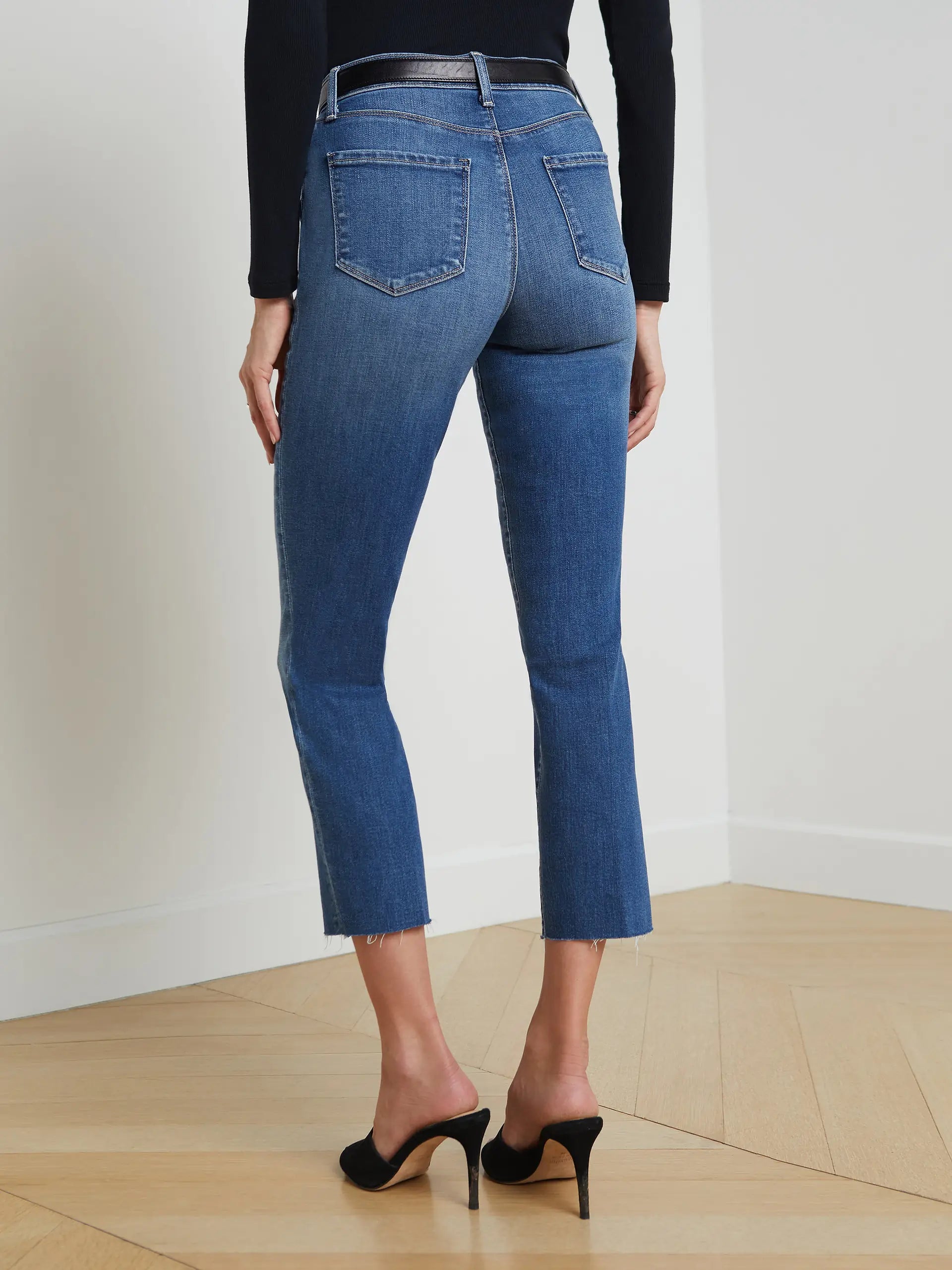 Sada High Rise Crop Slim Jean
