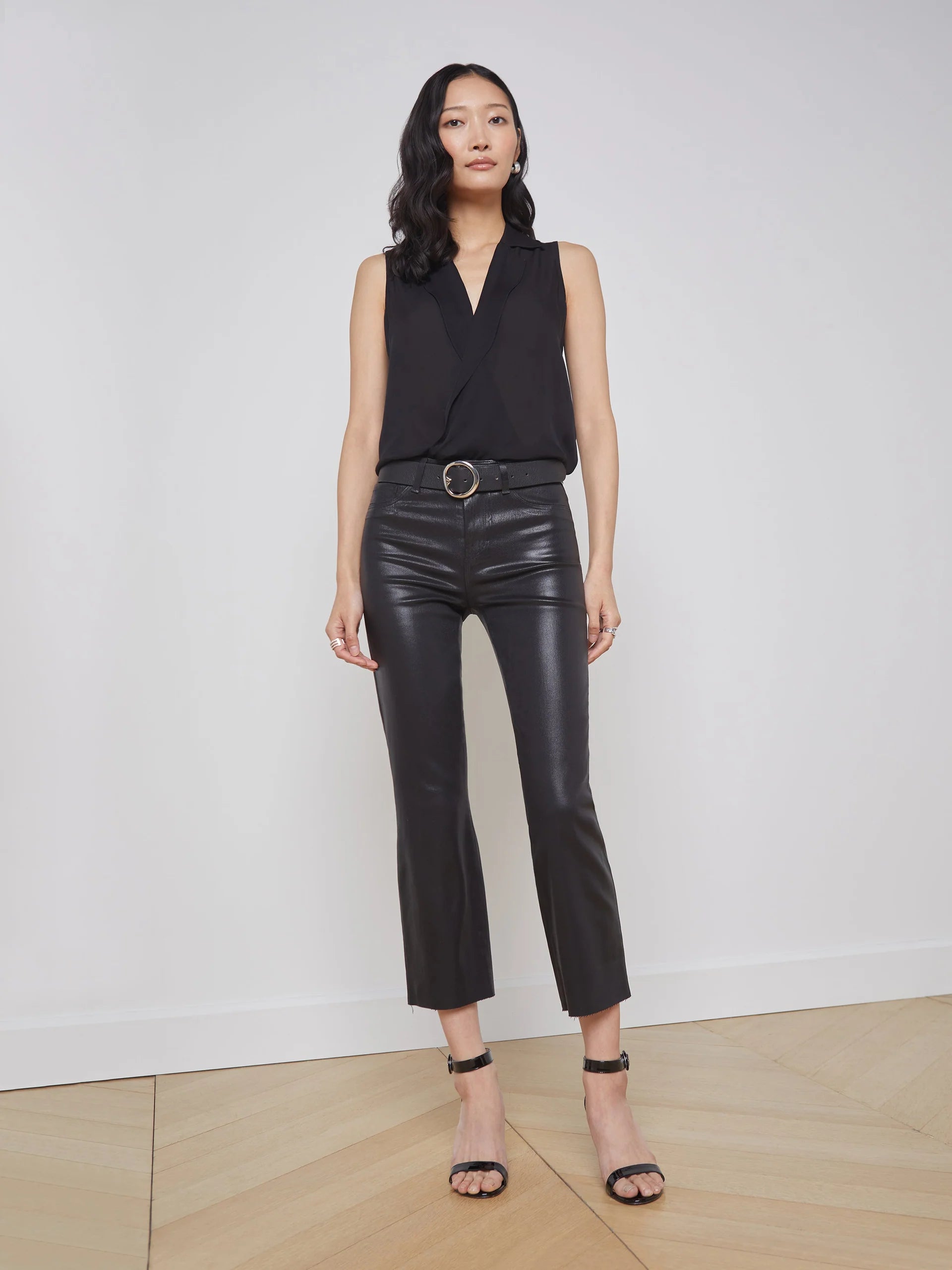 Kendra High Rise Crop Flare Jean