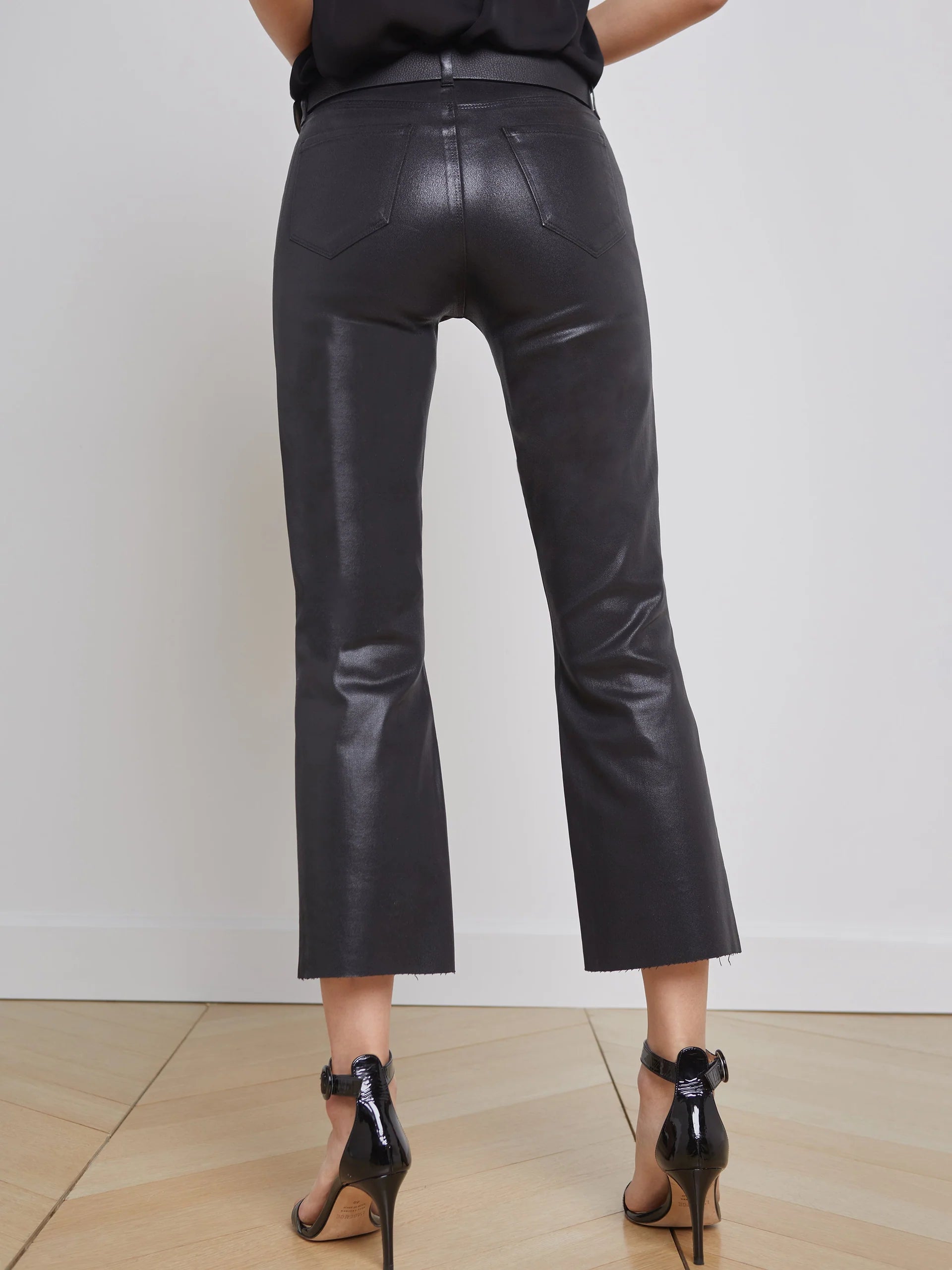 Kendra High Rise Crop Flare Jean