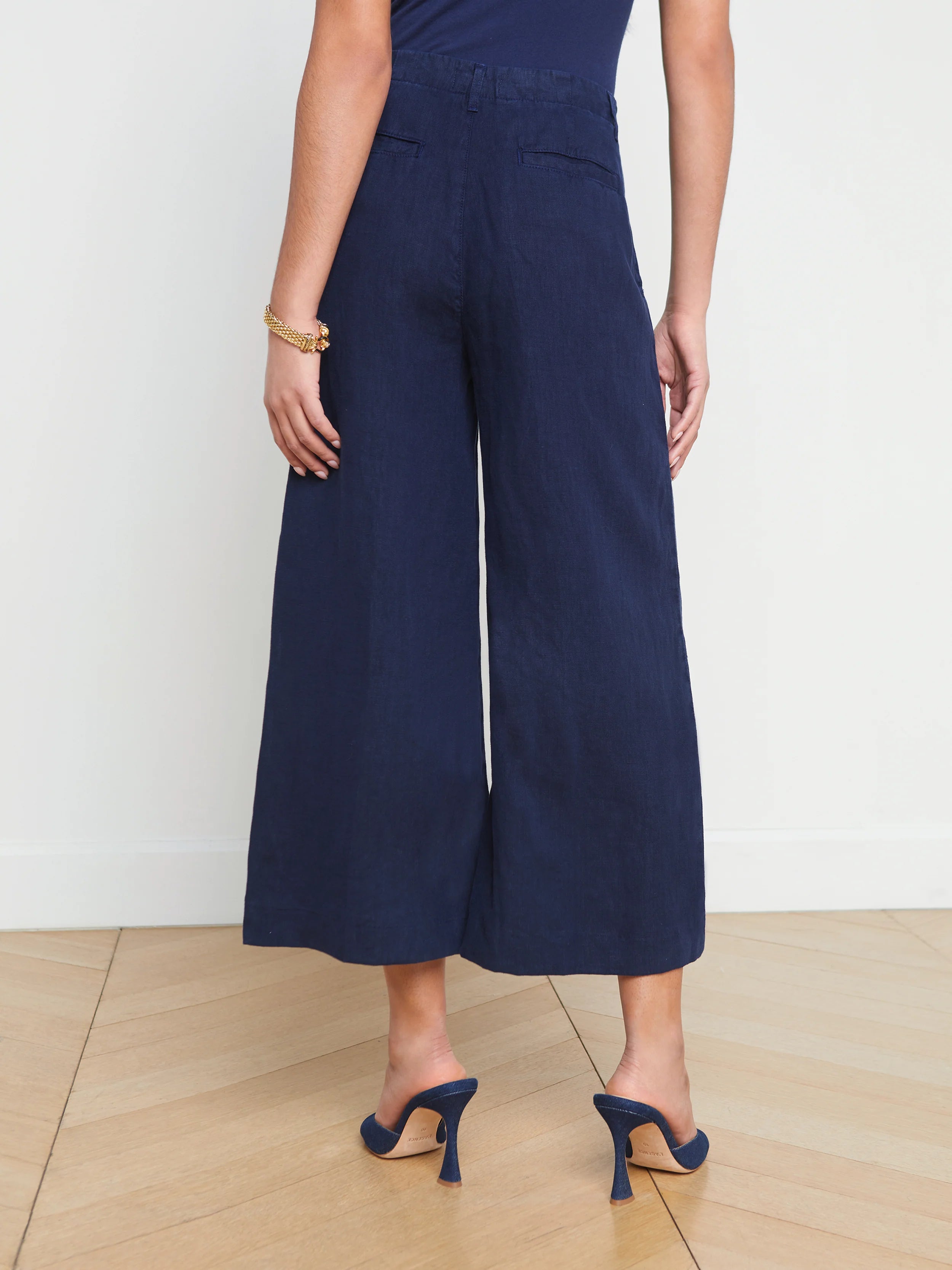 Henderson Linen Cropped Pant