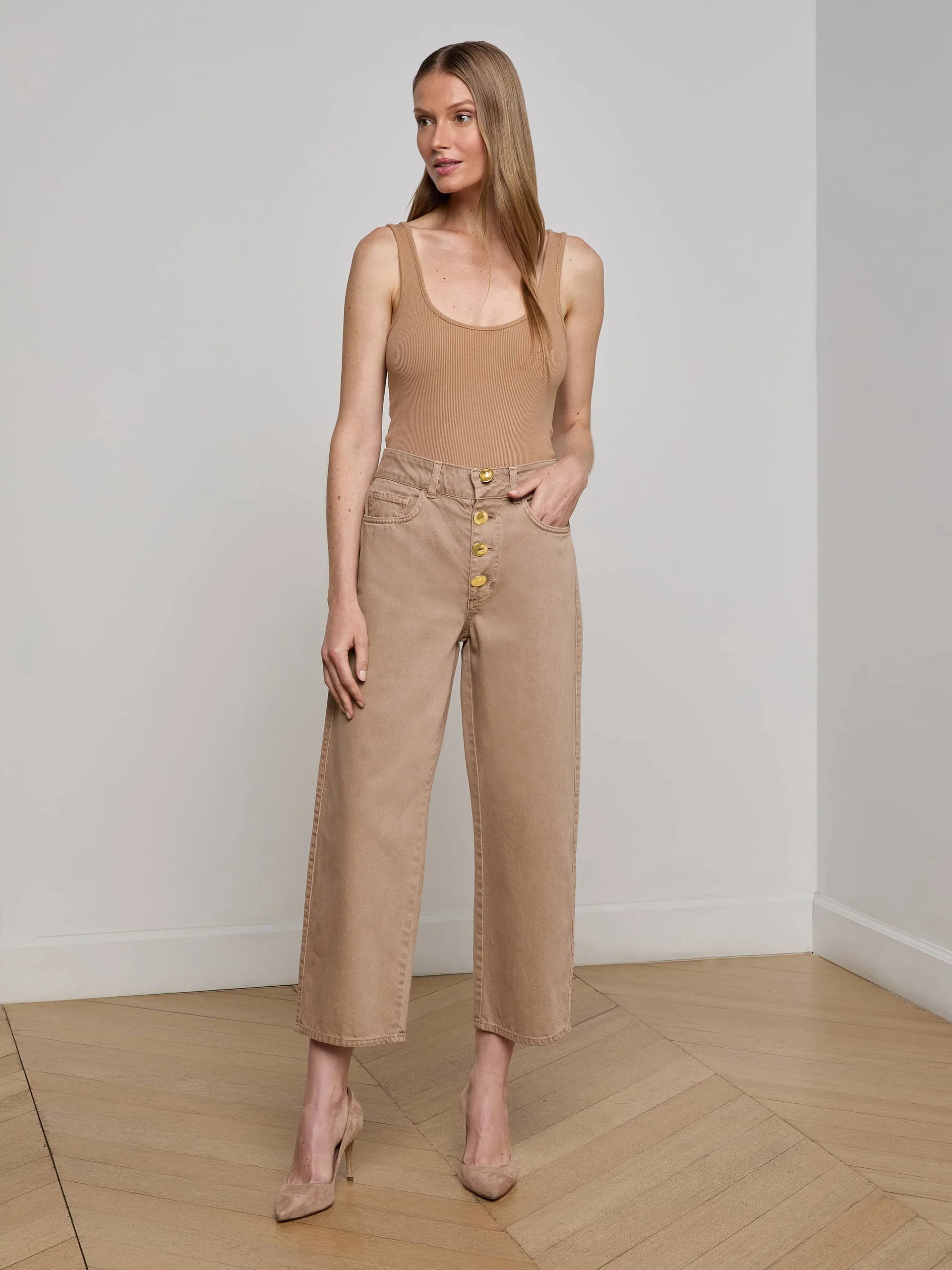 Liora High Rise Stovepipe Jean
