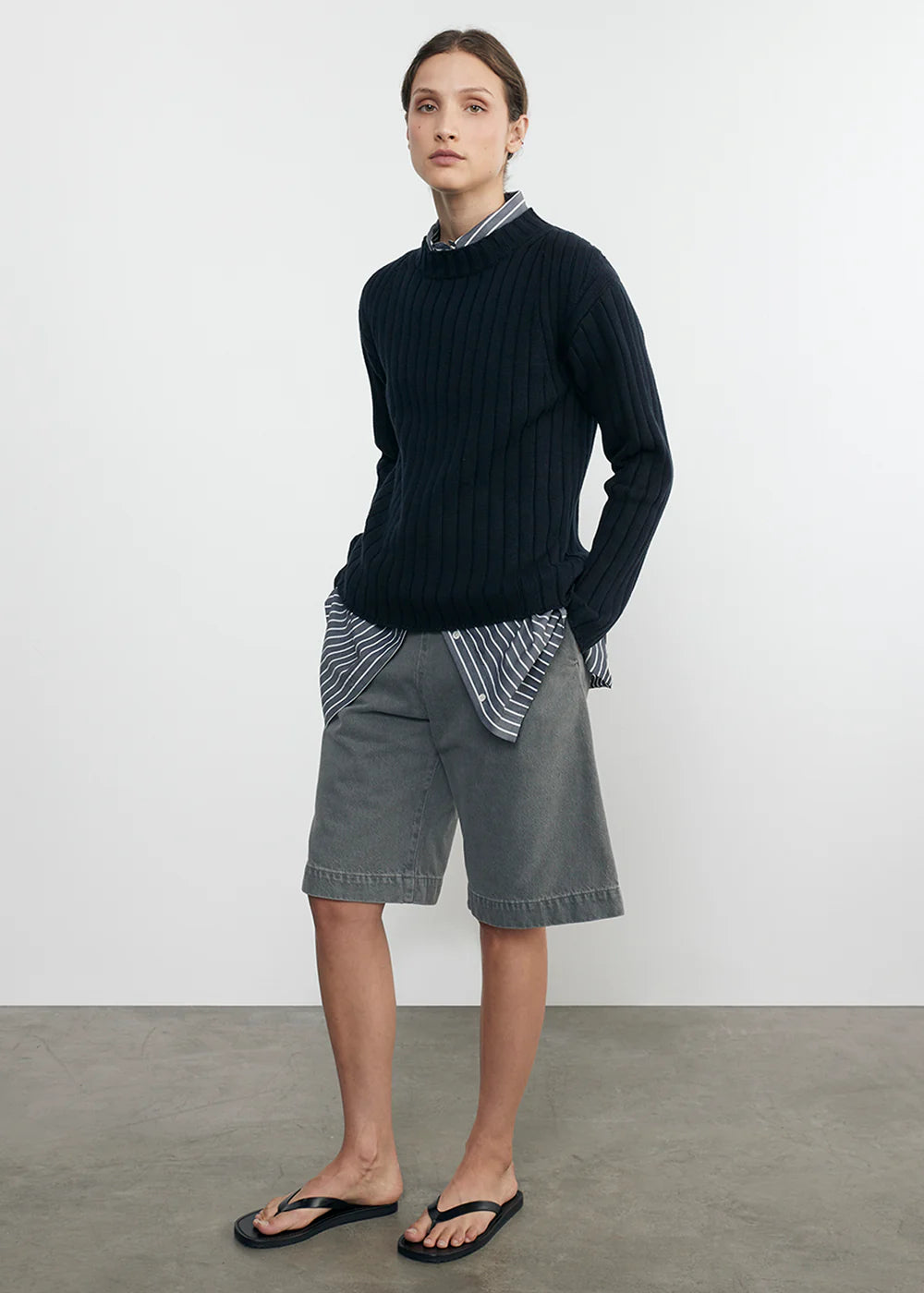 Chunk Cotton Fisherman Sweater