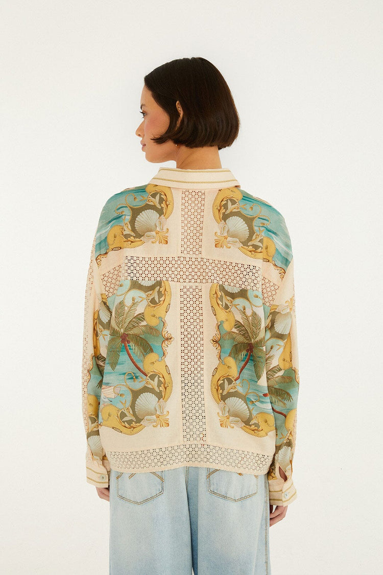 Crochet Detail Shirt