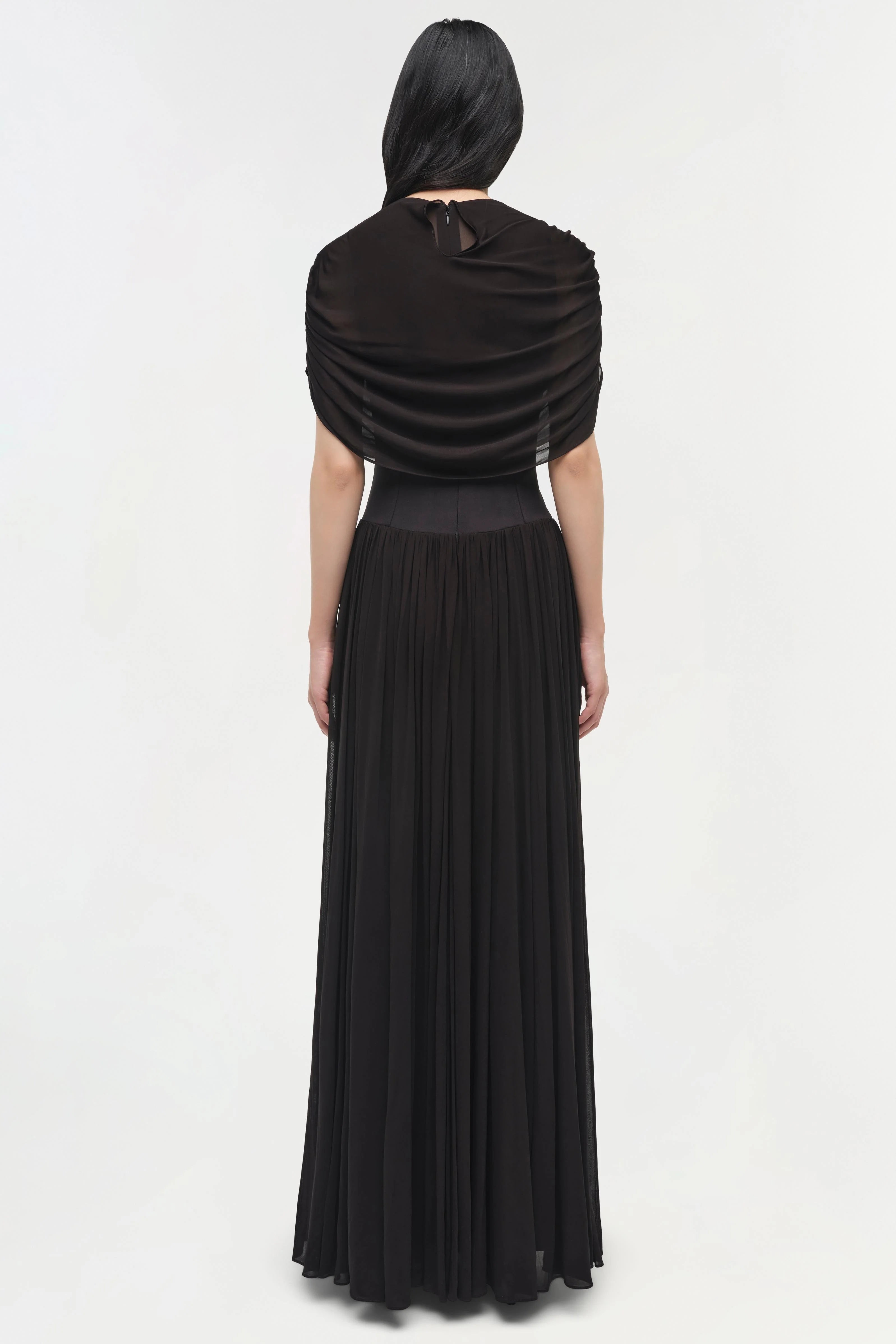Nancie Cape Midi Dress