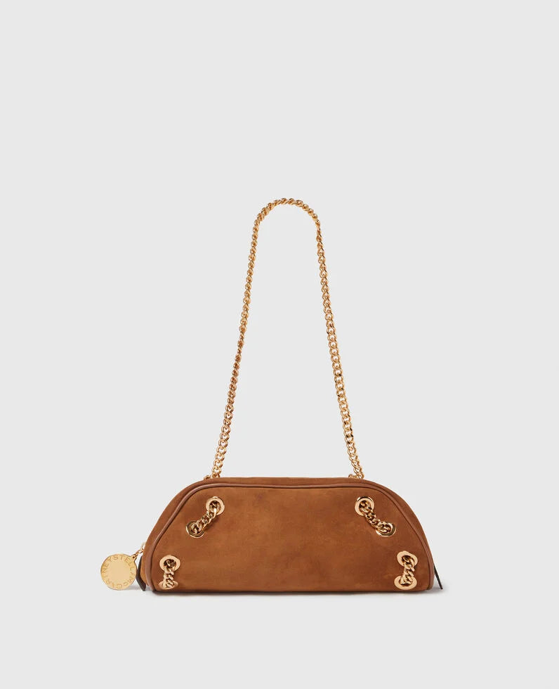 Small Bowling Bag Alter Suede Brandy