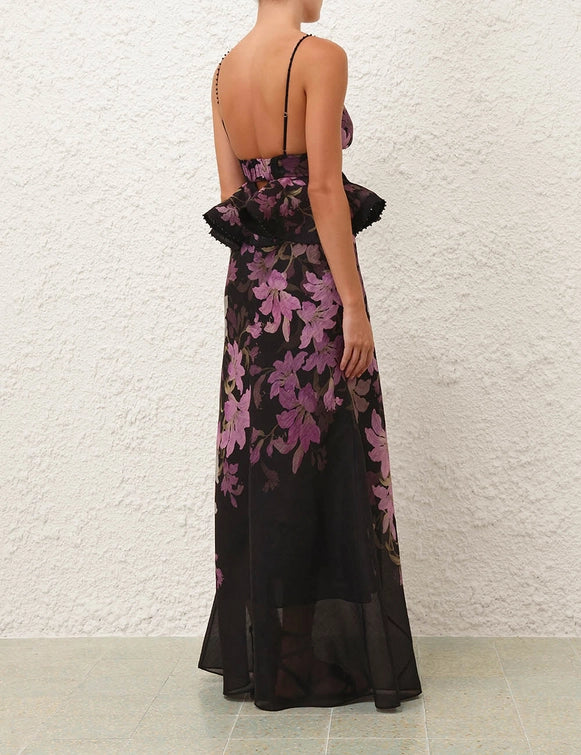 Dawning Ruffle Slip Dress