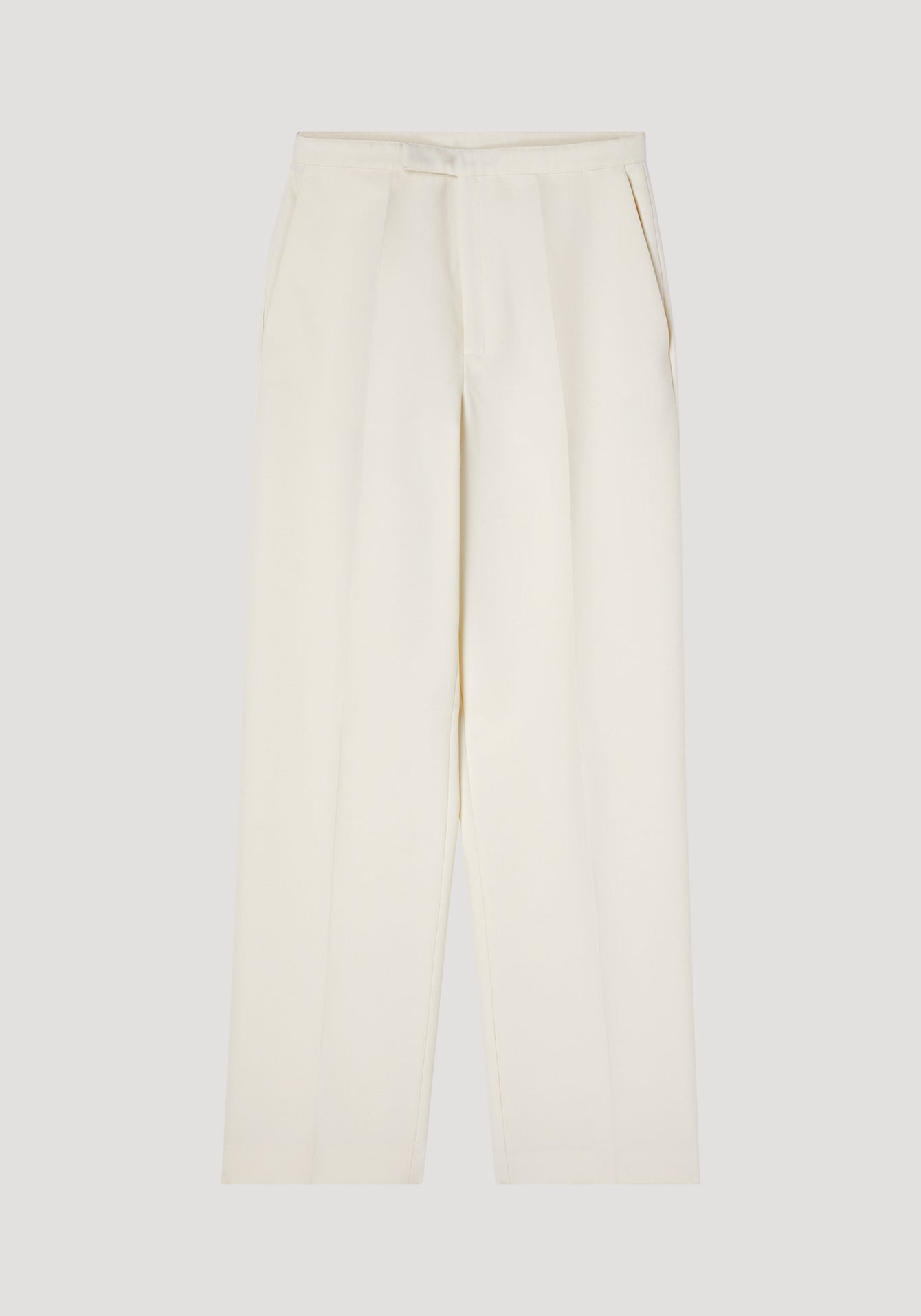 Tailored wool trousers