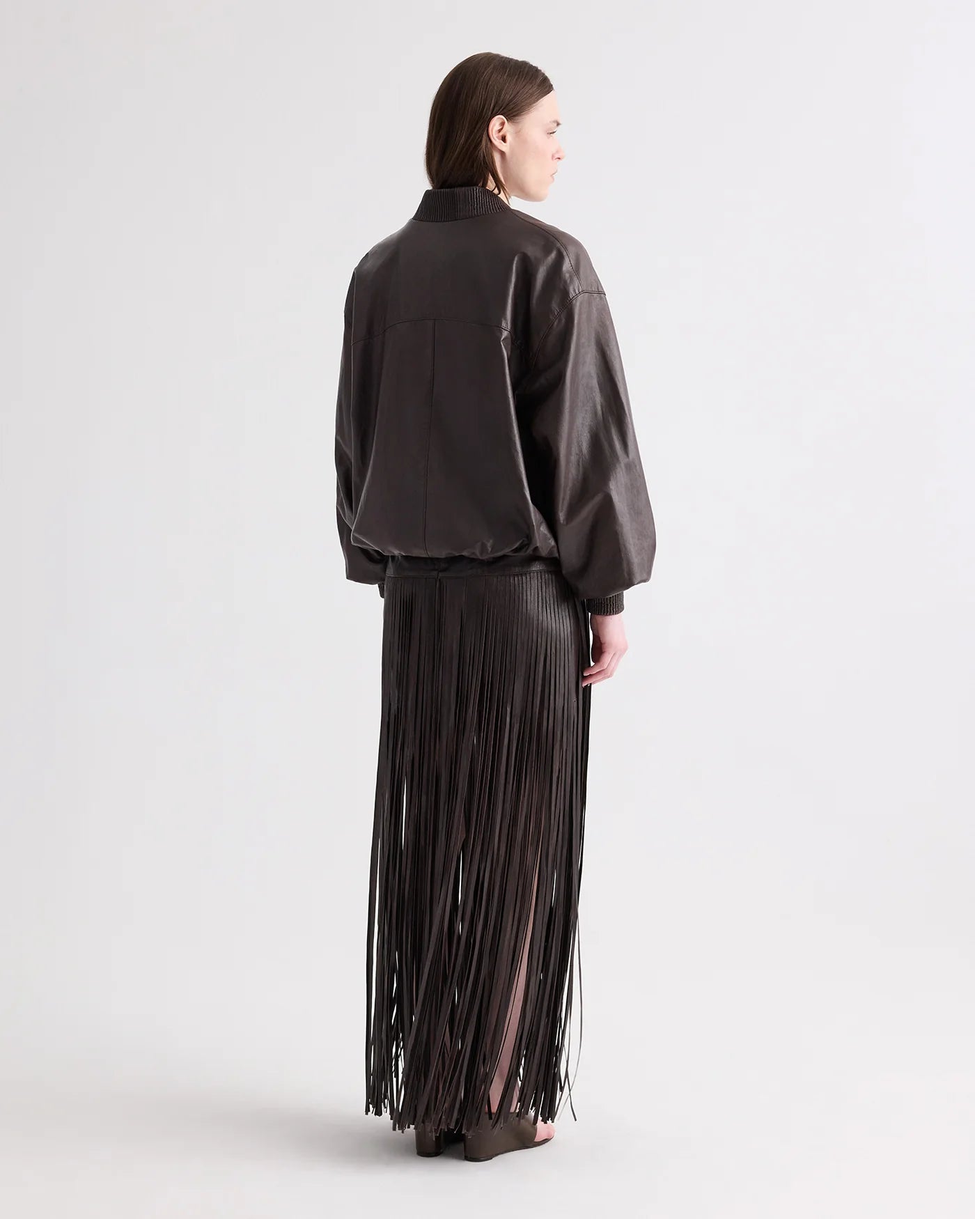 Bubble Hem Bomber Jacket