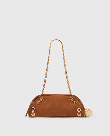 Small Bowling Bag Alter Suede Brandy