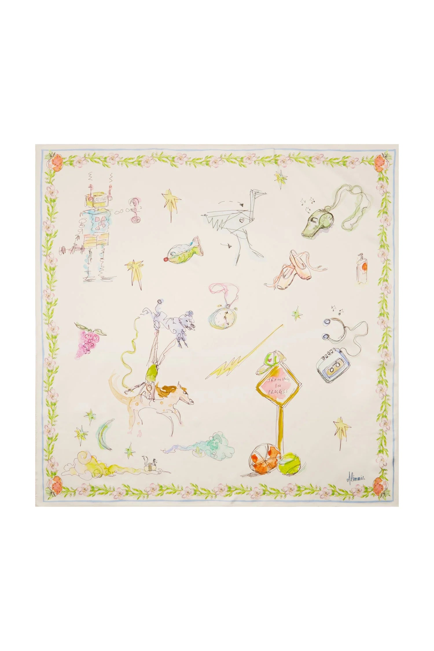 Court Silk Scarf