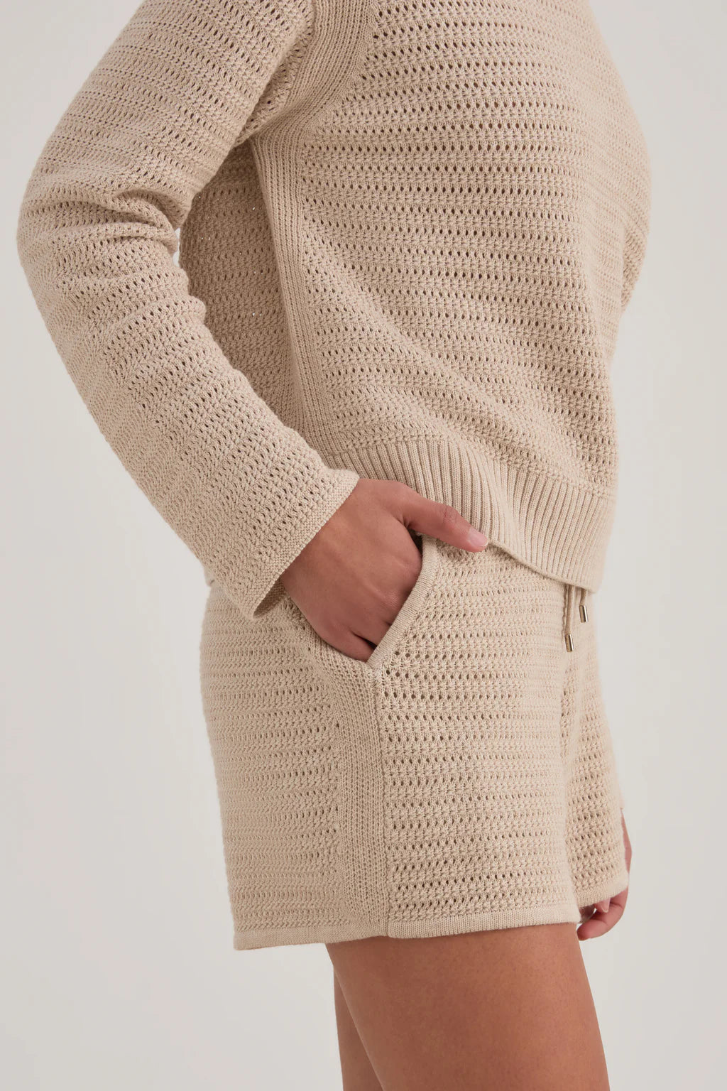 Open Knit Short