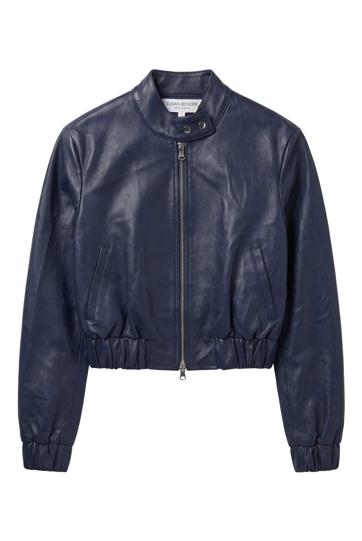 Leather Windbreaker