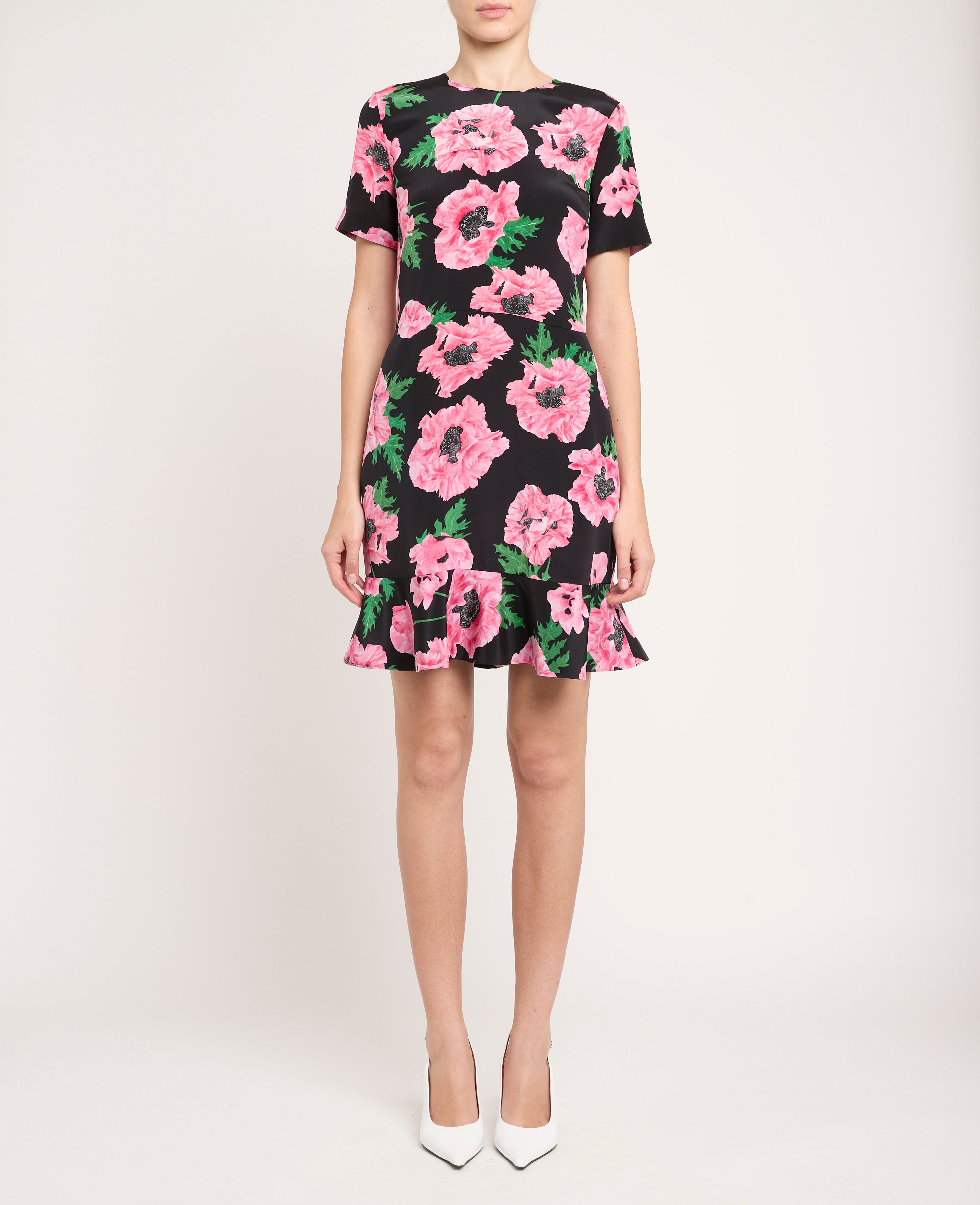 Iconic Poppy Print Mini Dress