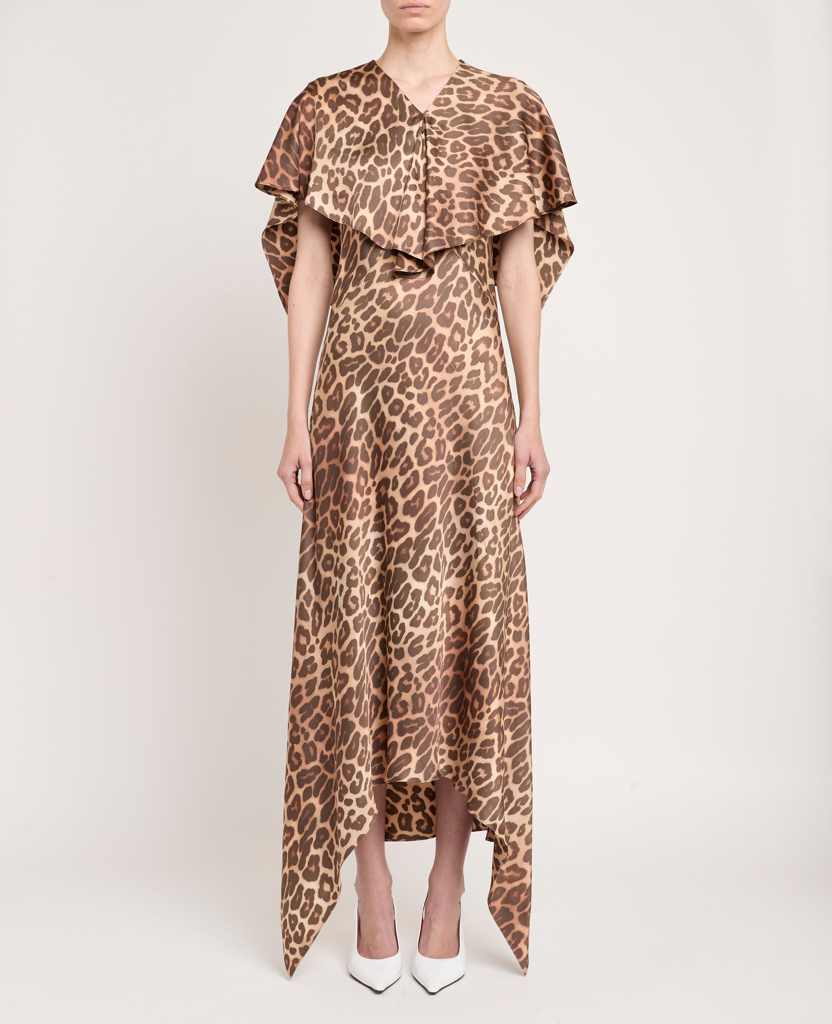 Leopard Print Midi Dress