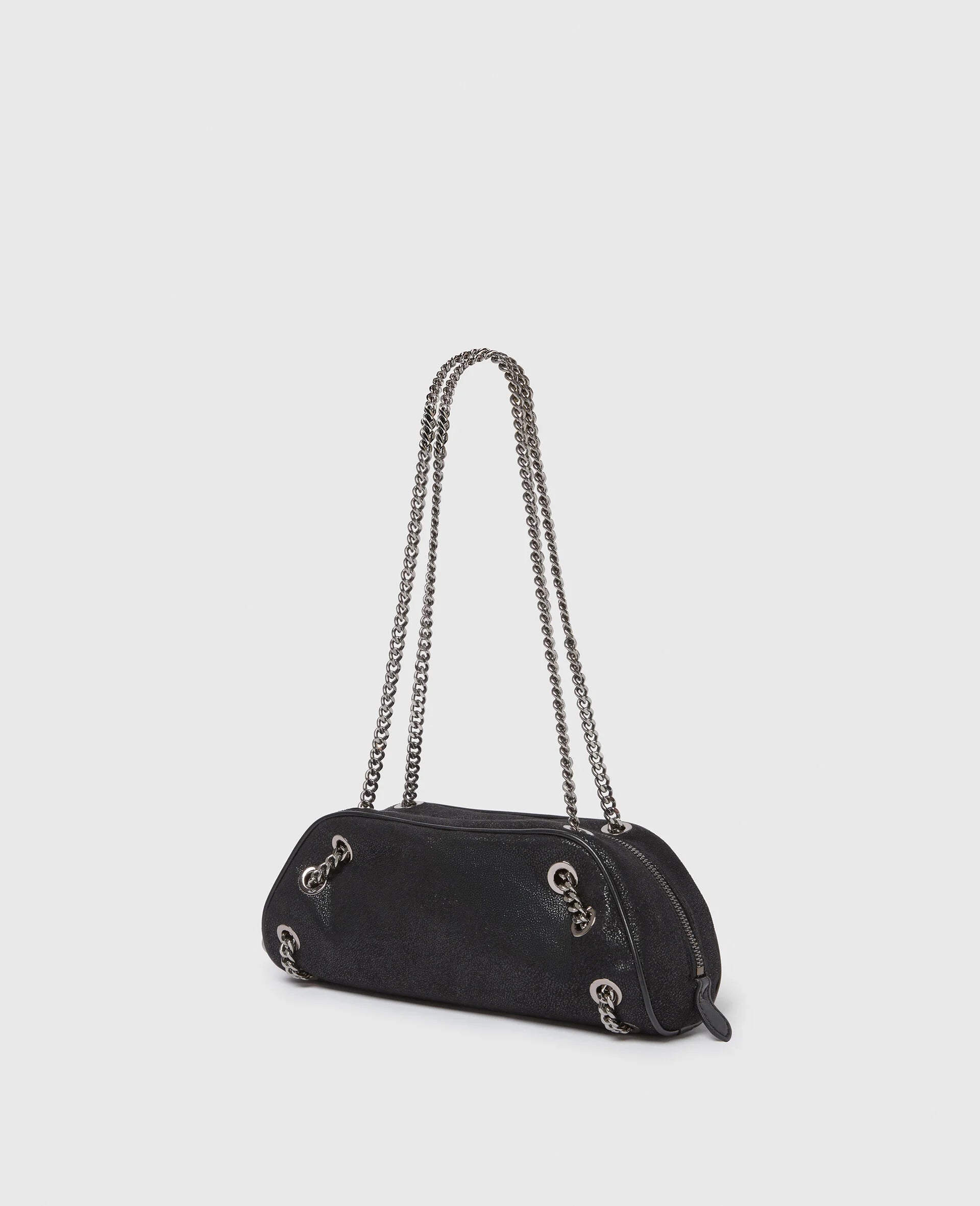 Small Bowling Bag Eco Shaggy Deer Black