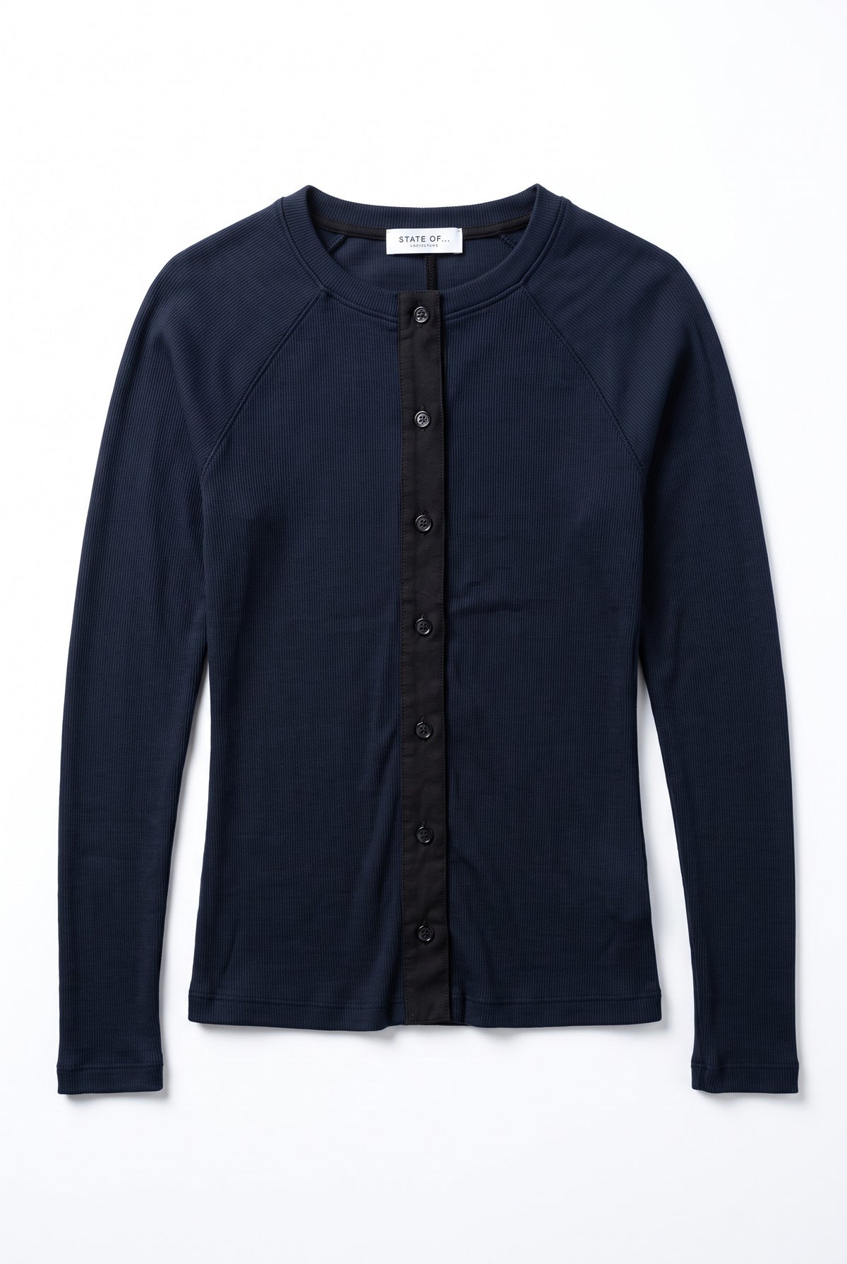 Wide Plackett Cardigan