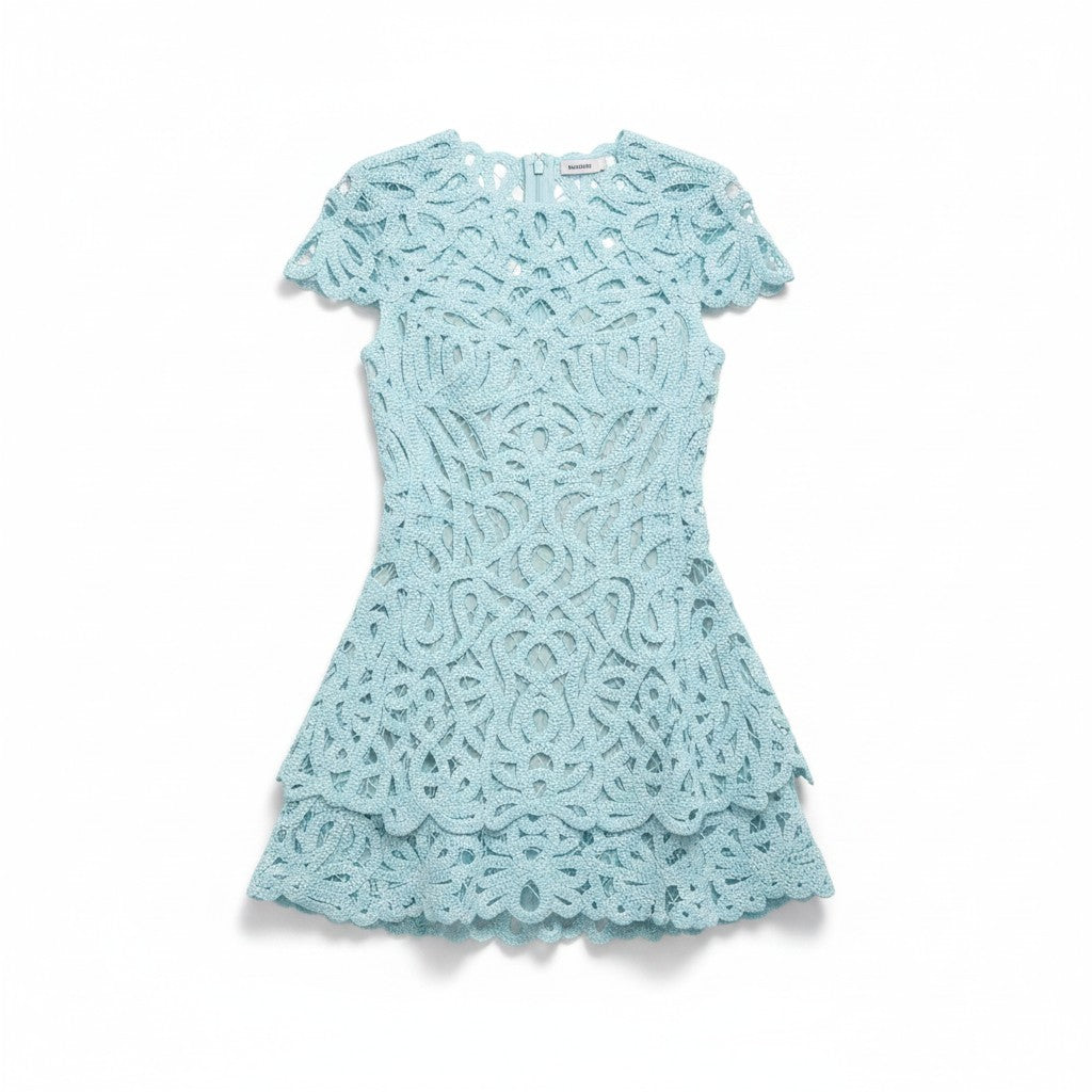 Lina Laced Guipure Mini Dress